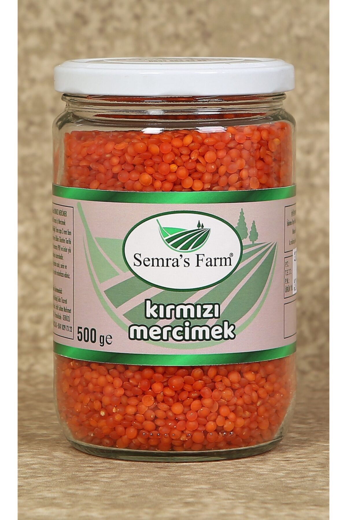 Semra's Farm Kırmızı Mercimek 500 Gr
