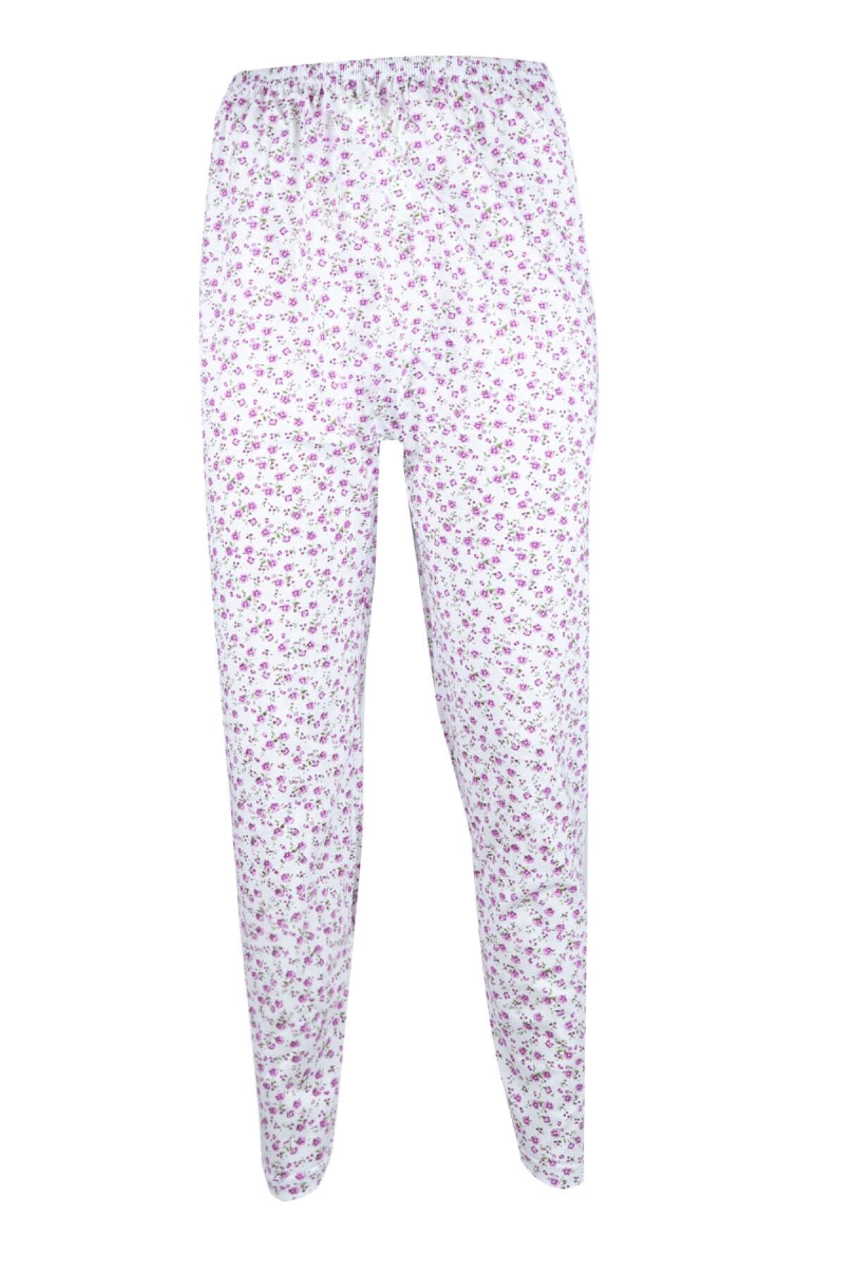 Ceylanoğlu Kadın Beyaz Yazlık Pijama Altı 6'lı Paket Gkc228