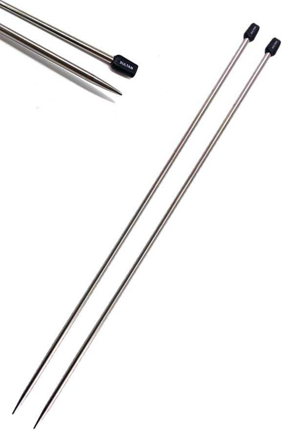 Masal Örgü Evi Sultan/yabalı Titanyum Örgü Şişi 35 Cm 4,5 Mm