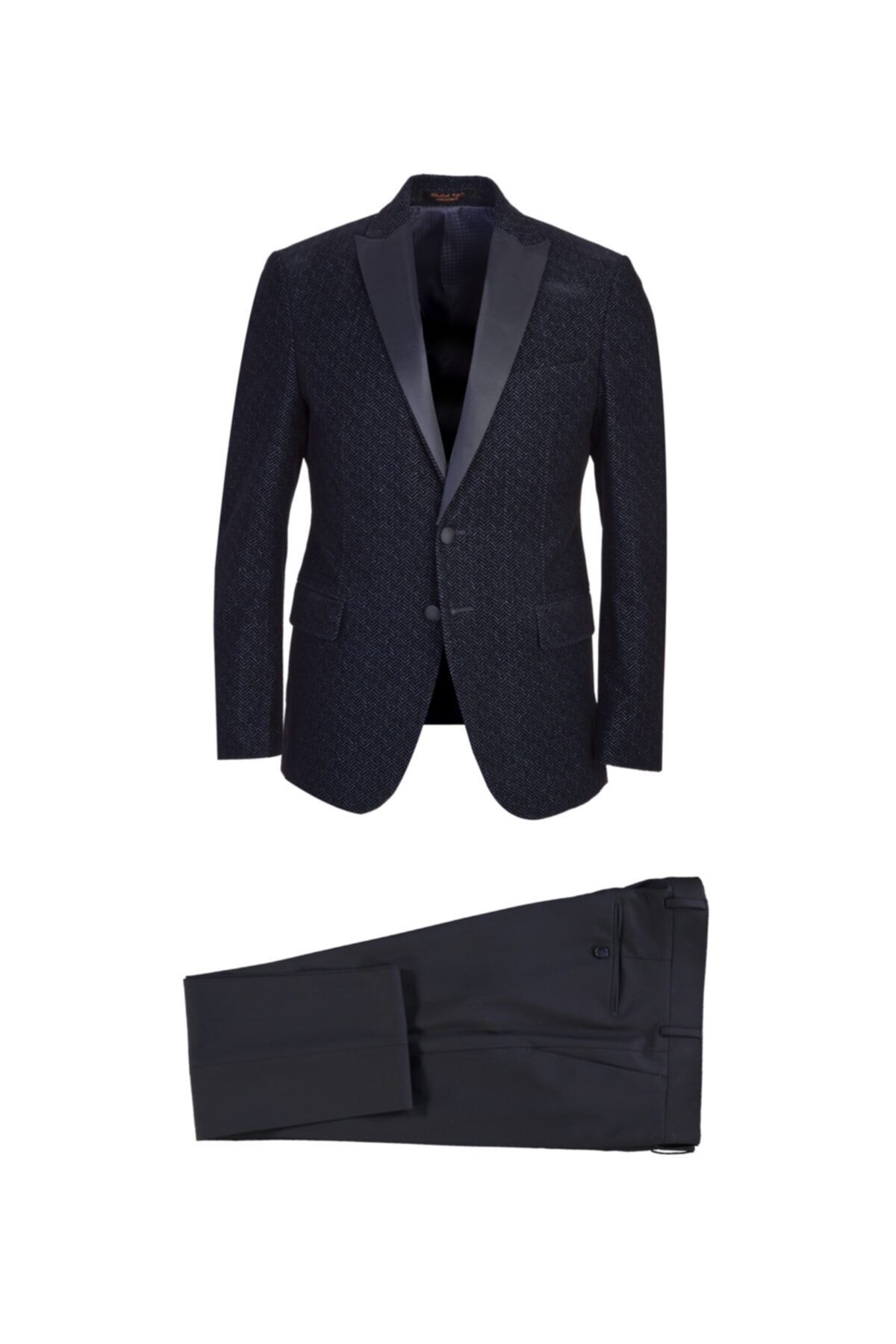 Kiğılı Slim Fit Yün Smokin / Damatlık