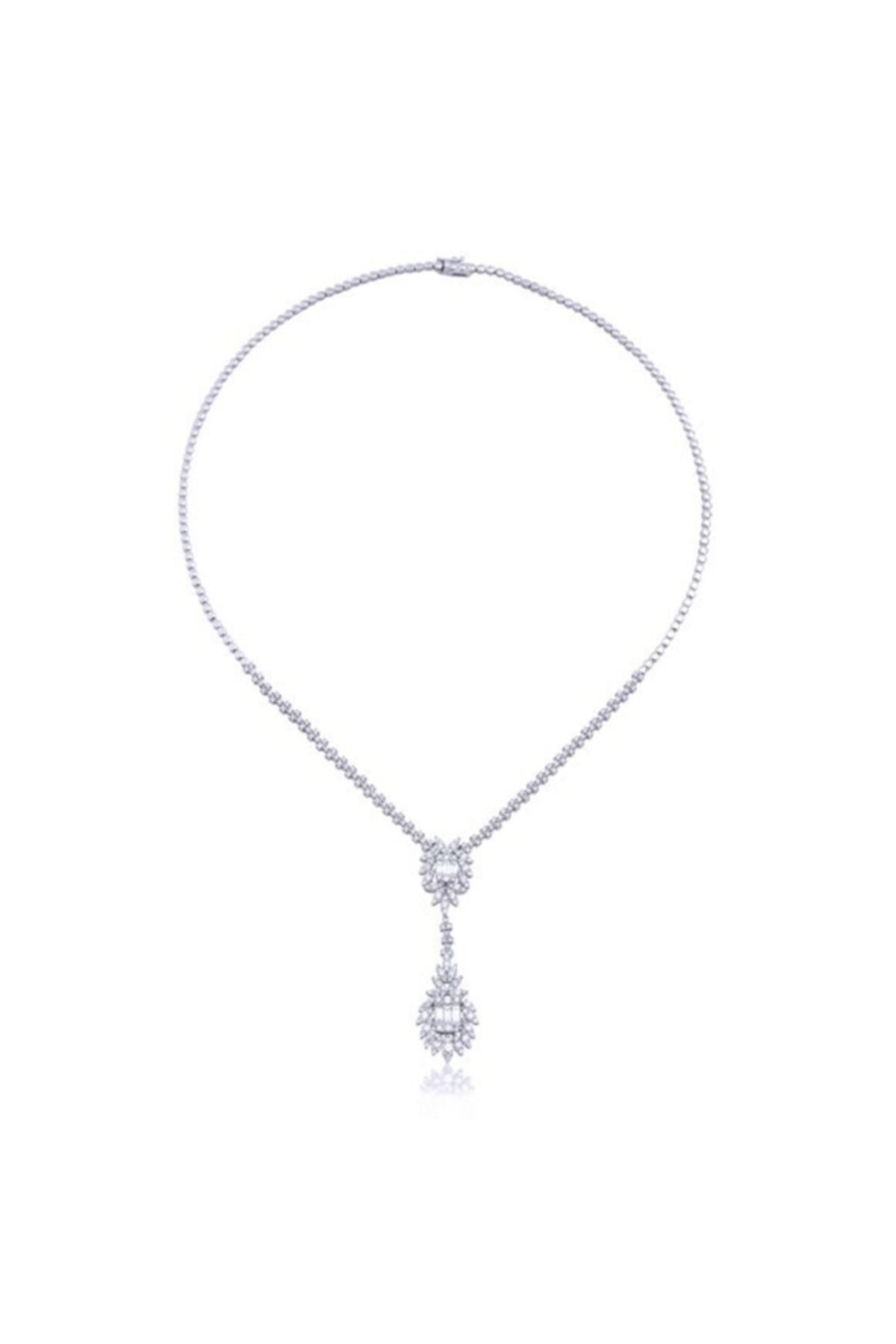 Lotus Diamond 2.05 Karat Pırlanta Baget Gerdanlık