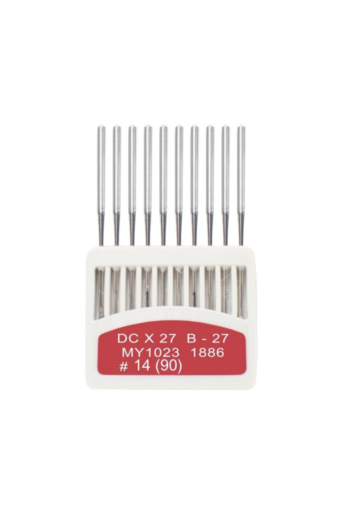 Orange Needles Dcx27 / B-27 (14/90) Overlok Dikiş Makine Iğnesi (10 Adet)