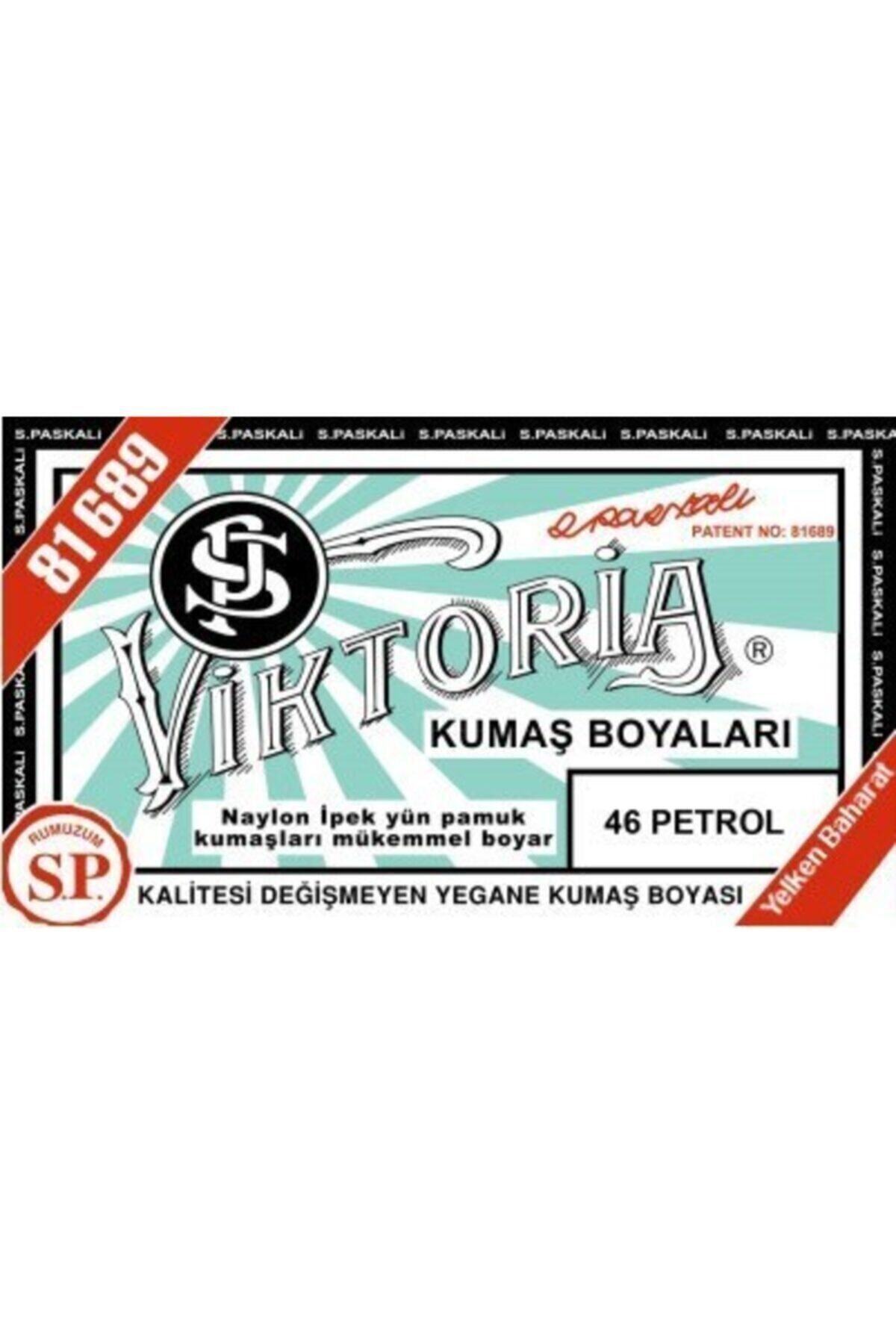 Viktoria Kumaş Boyası Petrol 2pk+fiske Sabitleme 1pk
