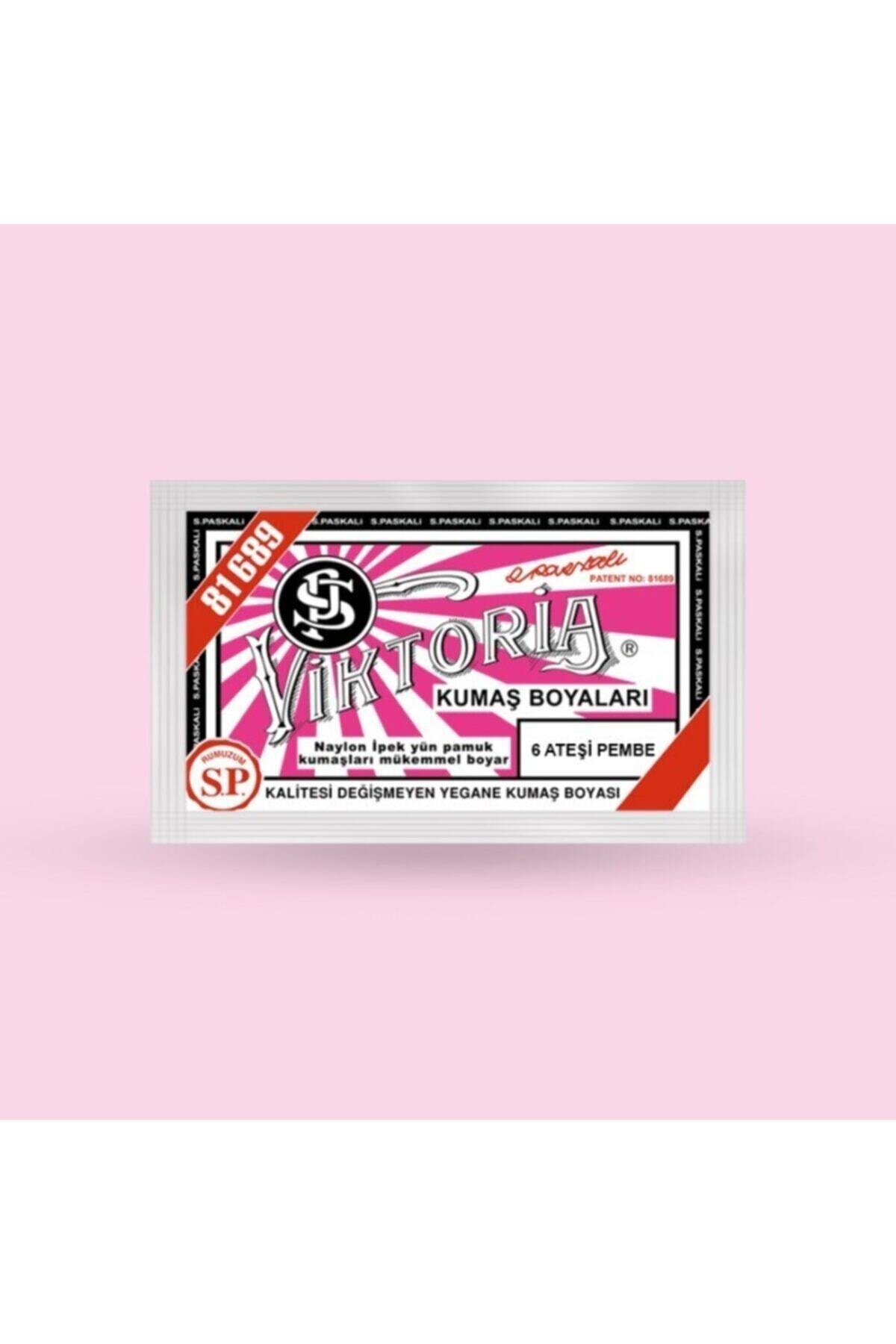 Viktoria Kumaş Boyası Ateşi Pembe 06