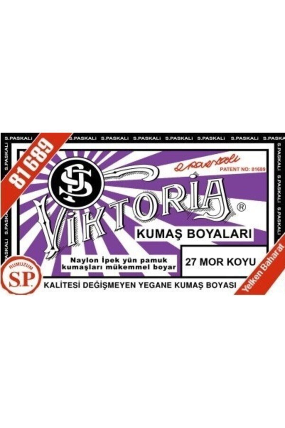 Viktoria Kumaş Boyası Koyu Mor 2pk+fiske Sabitleme 1pk