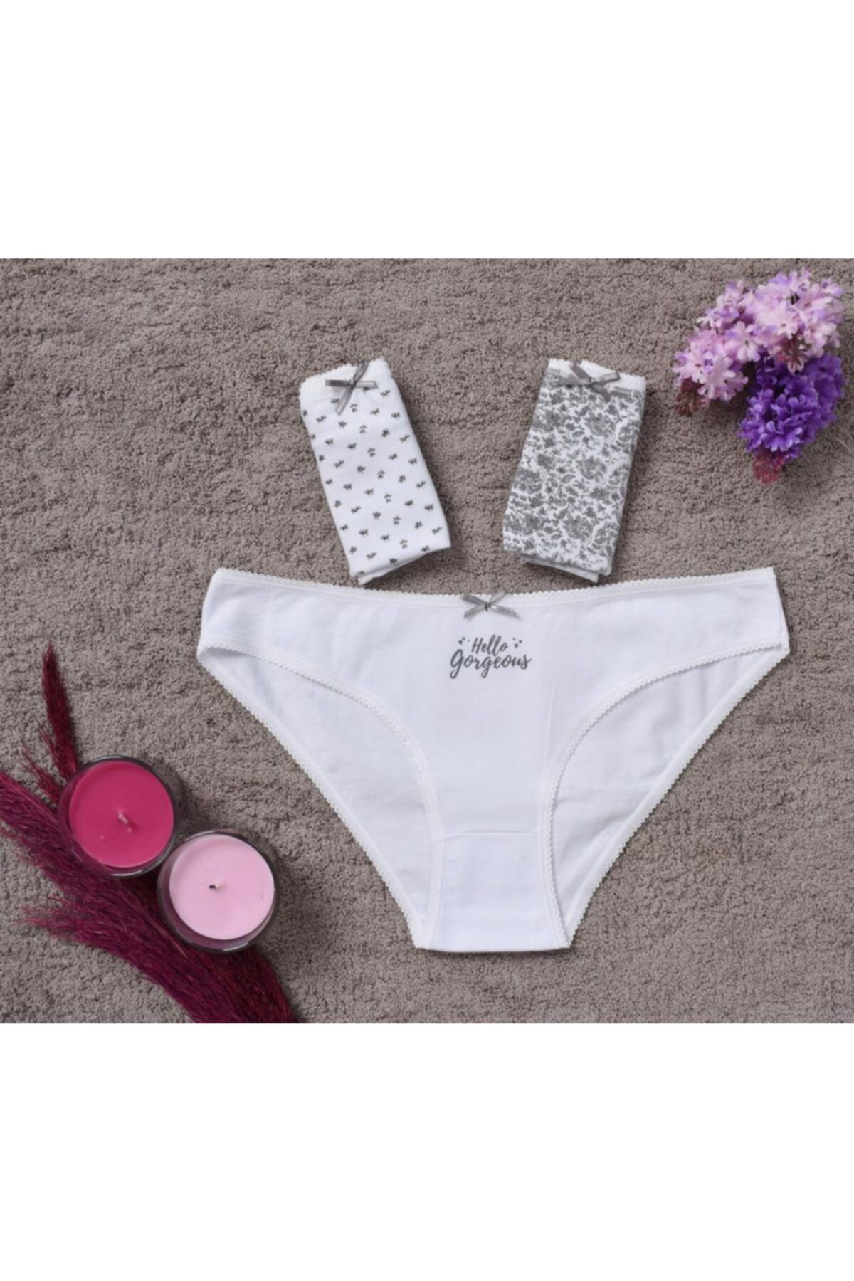 Scarlet Ticaret Kadın Çok Renkli 3'lü Slip Külot