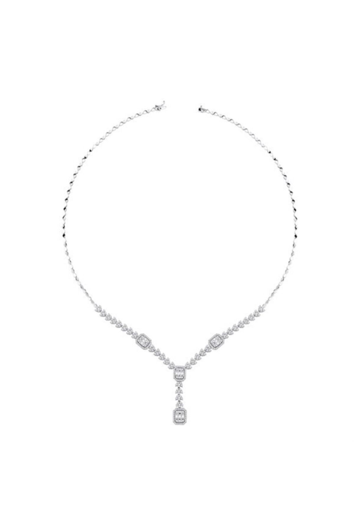 Lotus Diamond 2.25 Karat Baget Pırlanta Gerdanlık