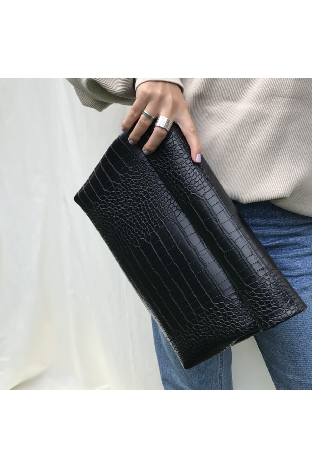 ETDesignBags Siyah Clutch Çanta