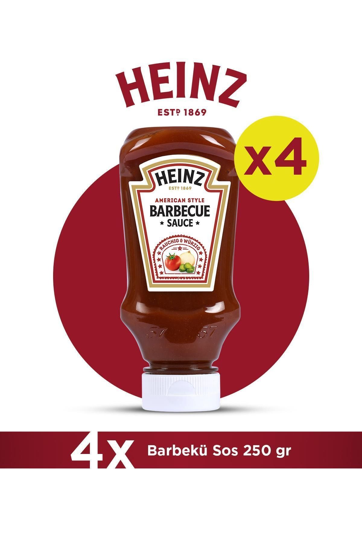 Heinz Barbekü Sos 250 Gr - 4'lü Paket