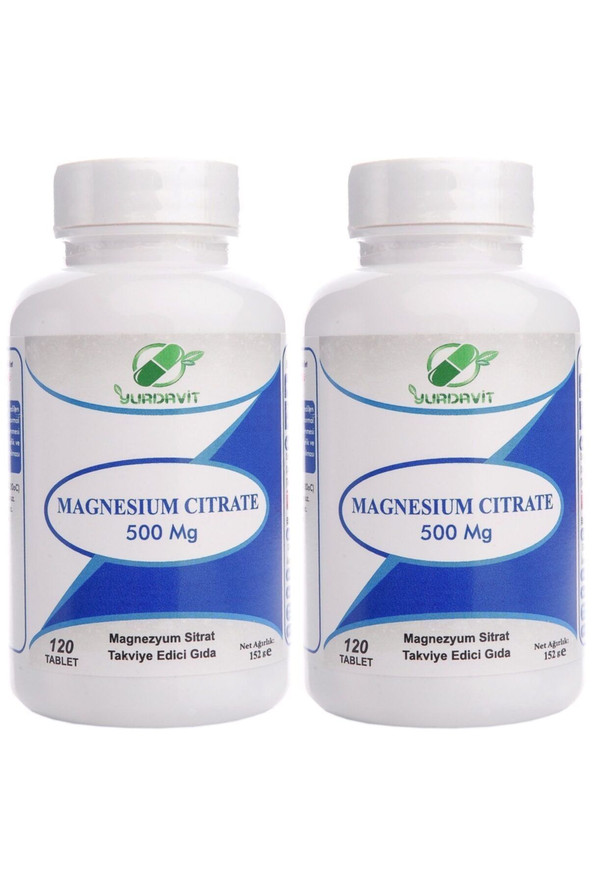 Yurdavit Magnezyum Sitrat 500 Mg 2 Adet 120 Tablet Skt Mart 2024 Ücretsiz Kargo