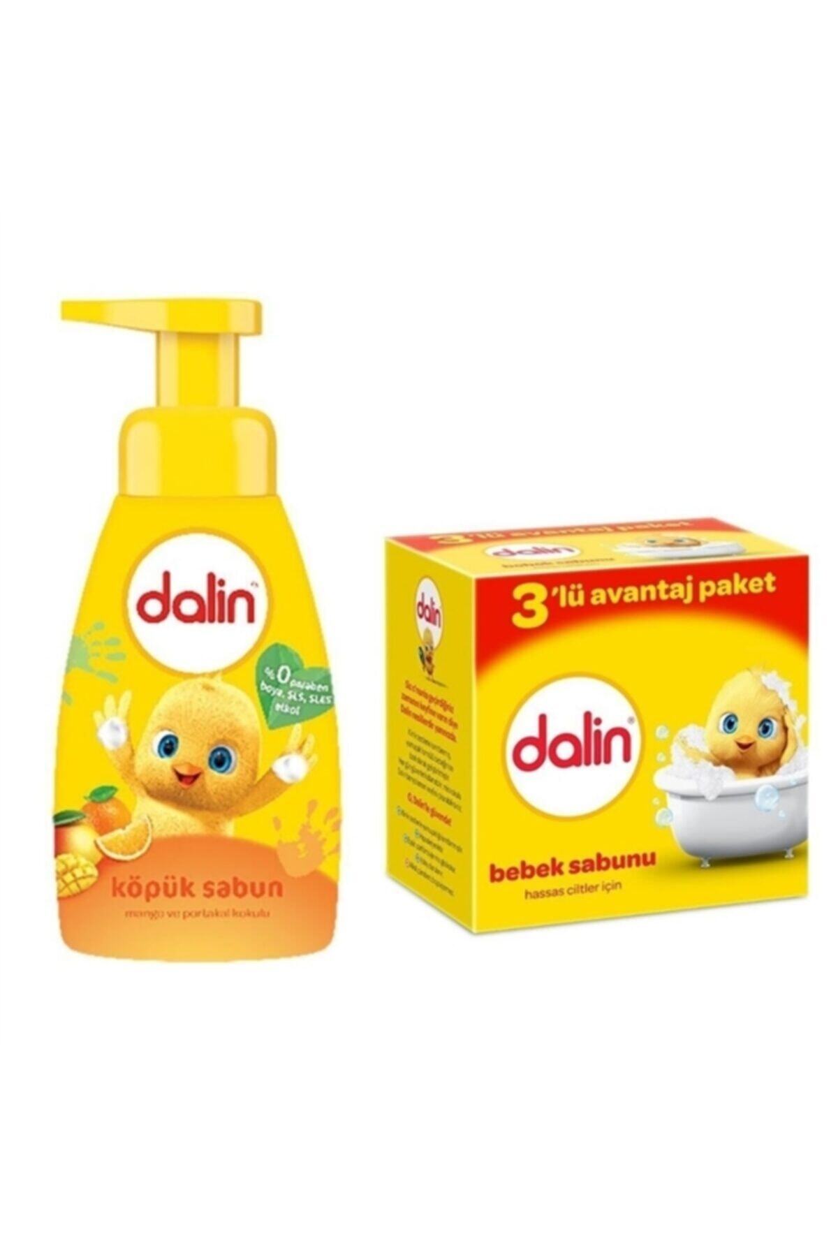 Dalin Köpük Sabun Mango & Portakal 200 Ml + Bebek Sabunu Klasik 3x100 Gr