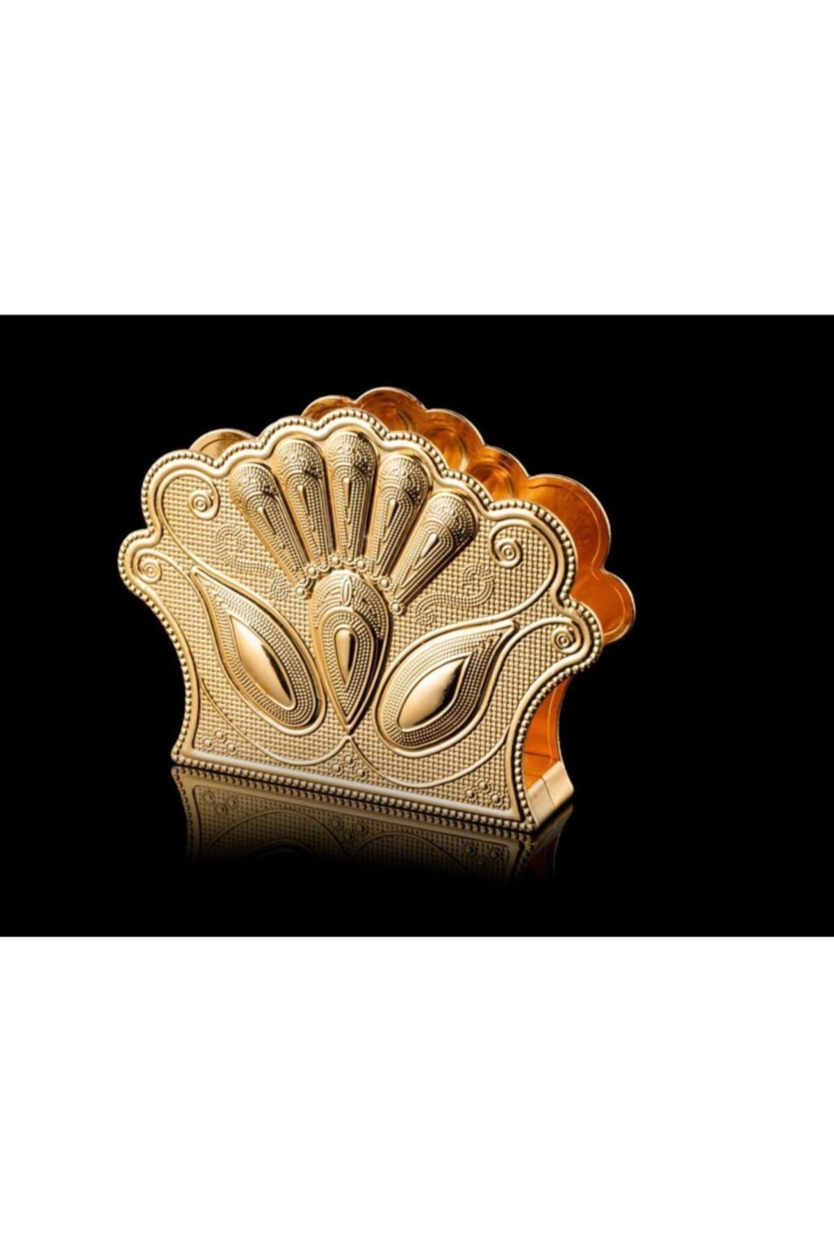 BUSRA'S HOME Metal Peçetelik Gold