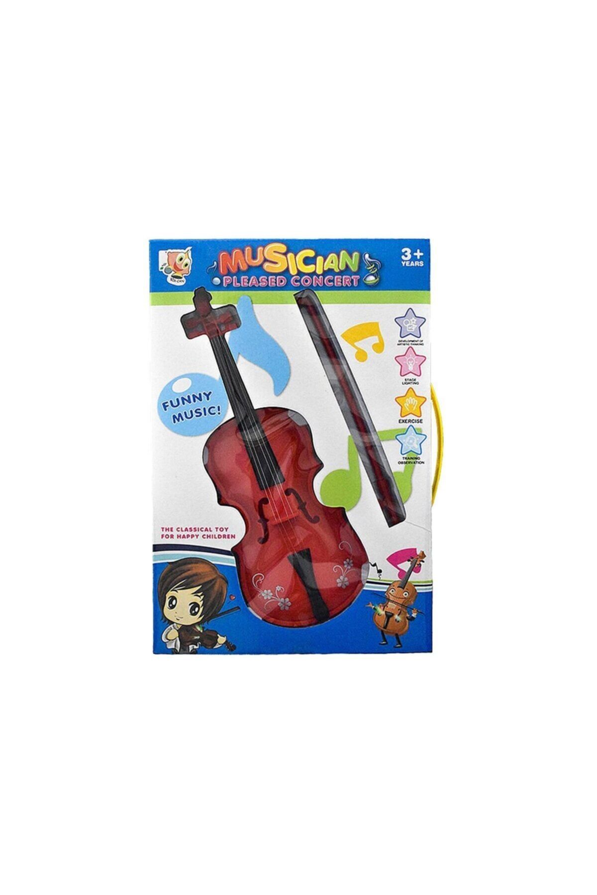 Bircan Musician Kutulu Pilli Oyuncak Keman Çocuk Aktivite Oyunu