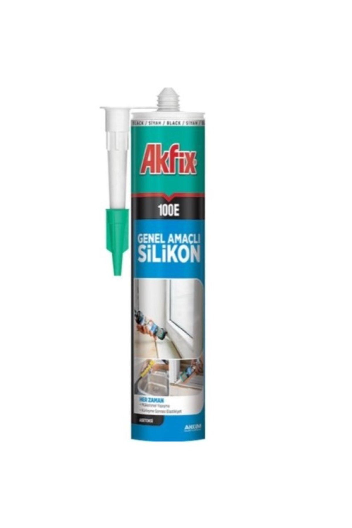 Akfix Genel Amaçlı Silikon Beyaz 280ml 100e