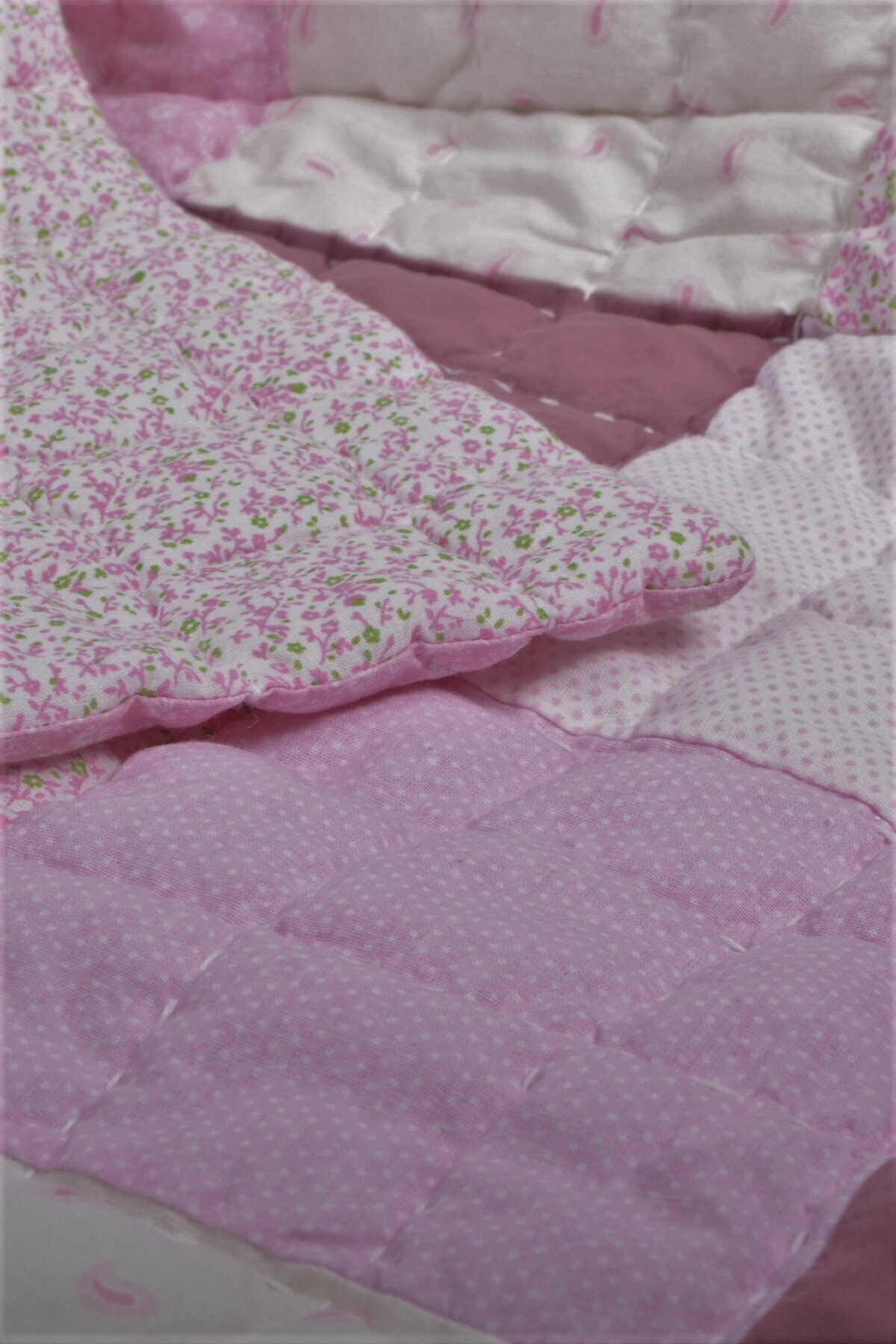 caglabutik Pembe Kız Bebek Yorgan&yastık Kılıfı