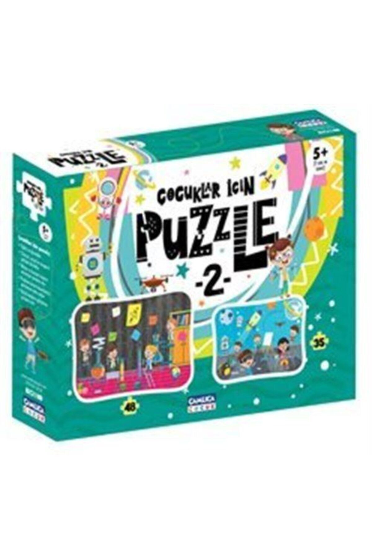 Çamlıca Çocuk Yayınları Çocuklar Için Puzzle 2 (kutulu)