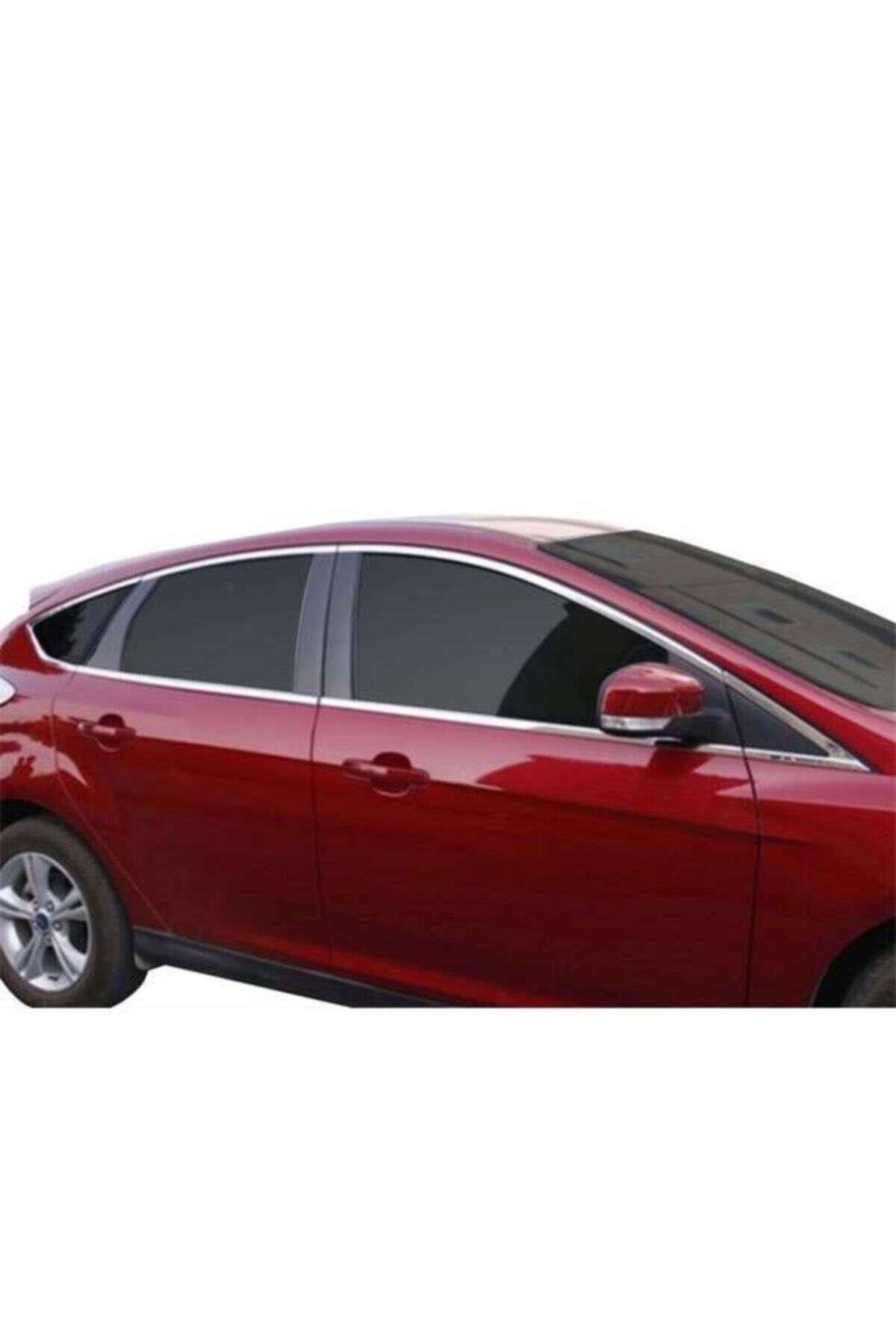 OTOTUNING53 Ford Focus 3 Krom Cam Çerçevesi Hb 12 Prç. 2011-2018 Arası