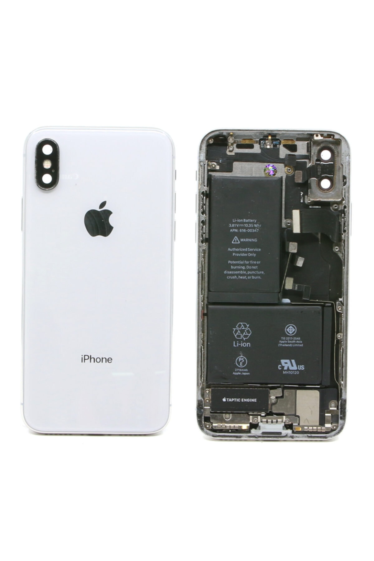 Teknonet Apple Iphone X Için Apple Bataryalı Dolu Kasa - Beyaz