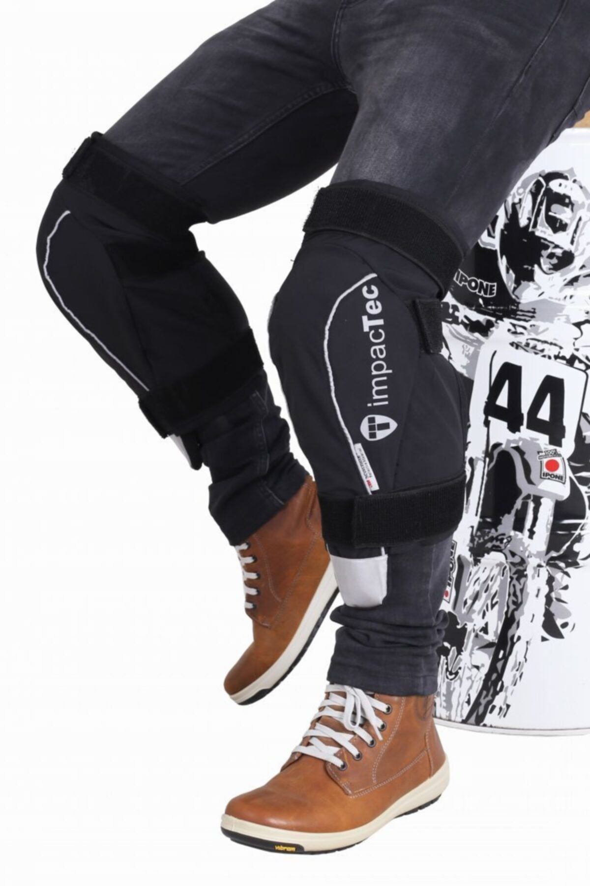ImpacTec Cordura Fileli Motosiklet Dizliği M Beden