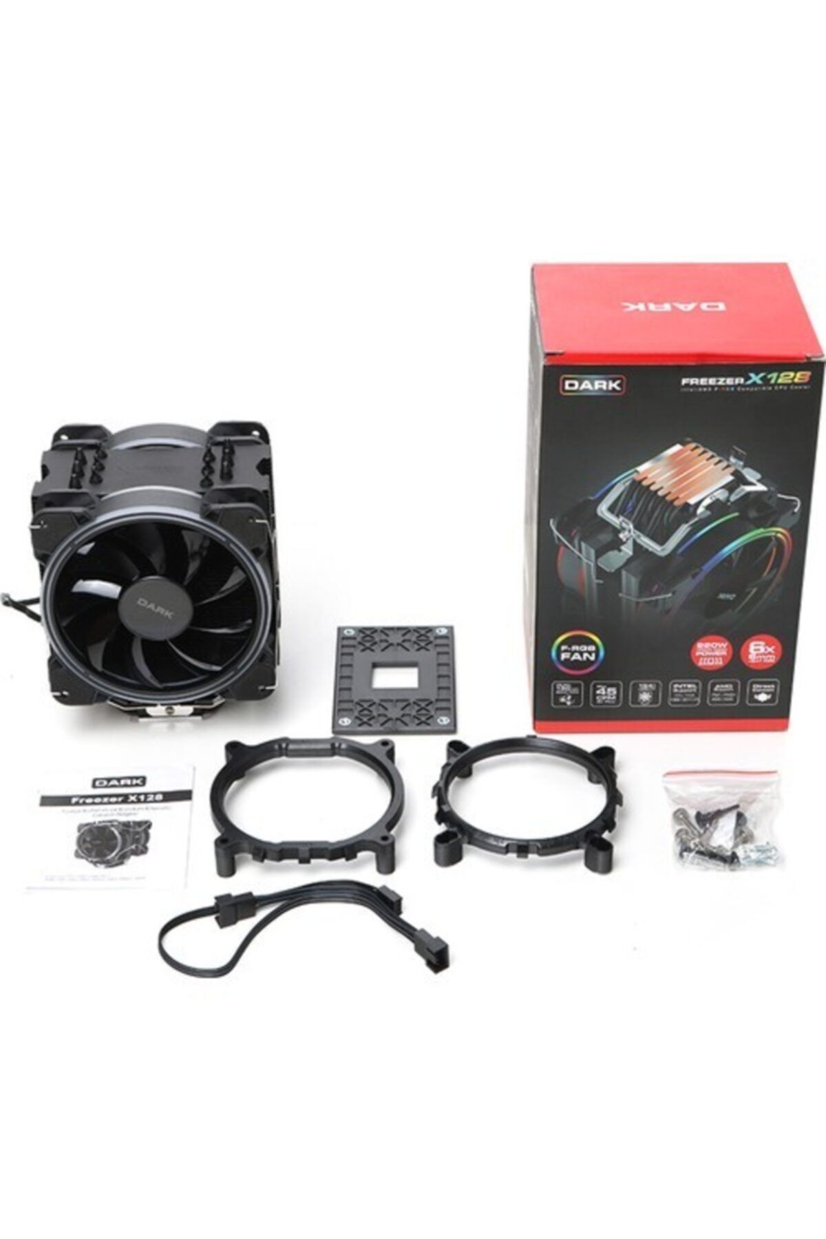 Universal Dark Freezer X128 Dkccx128 Amd/ıntel Rgb Led Fanlı Kule Tipi