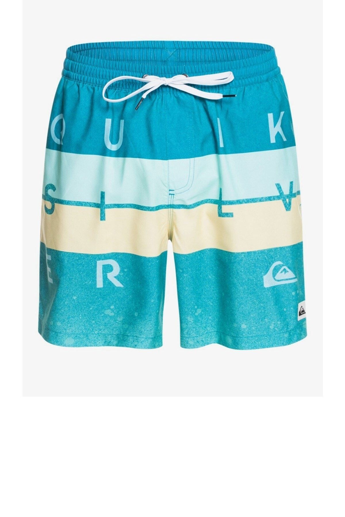 Quiksilver Erkek Mavi Word Block Volley 17 Deniz Şortu Eqyjv03694-bpj6