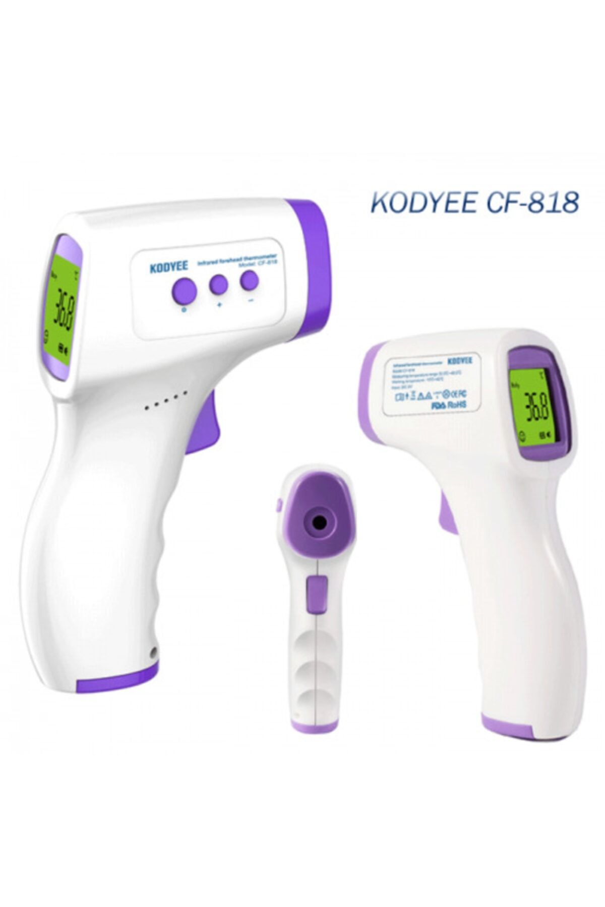 KODYEE Cf-818 Infrared Temassız Ateş Ölçme Cihazı