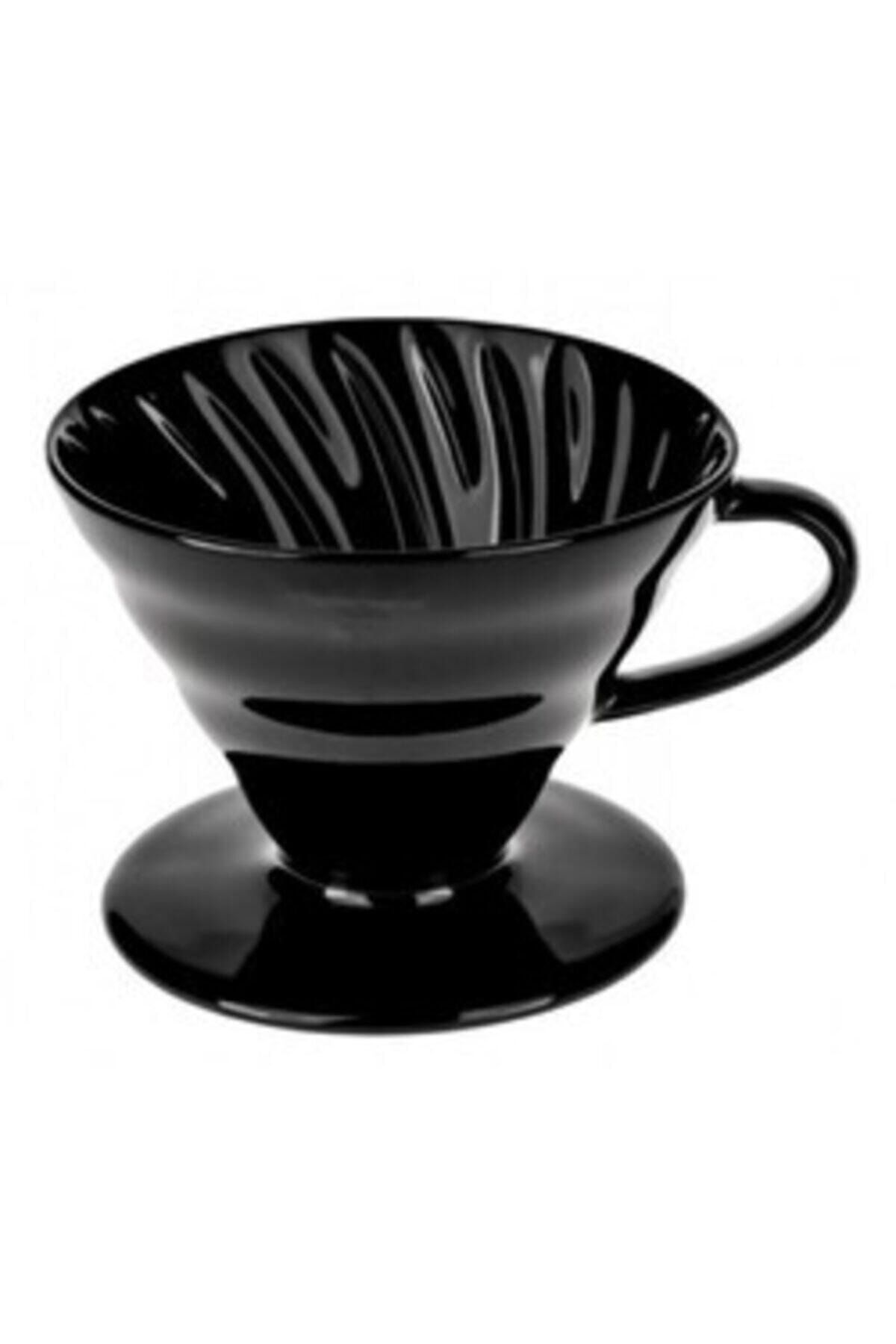Epinox Siyah Seramik Kahve Demleme Ekipmanı Dripper V60 02