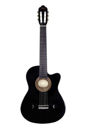 Klasik Gitar 4/4 Siyah Sap Çelikli Ince Kasa Image 0