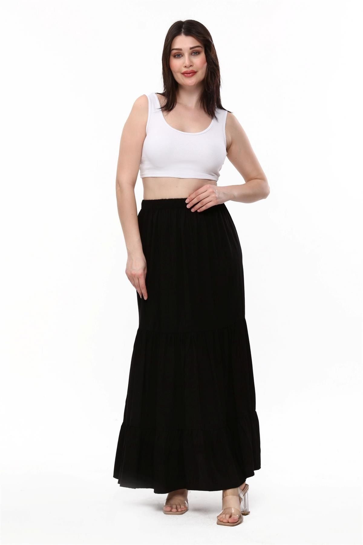 Black maxi deals gypsy skirt