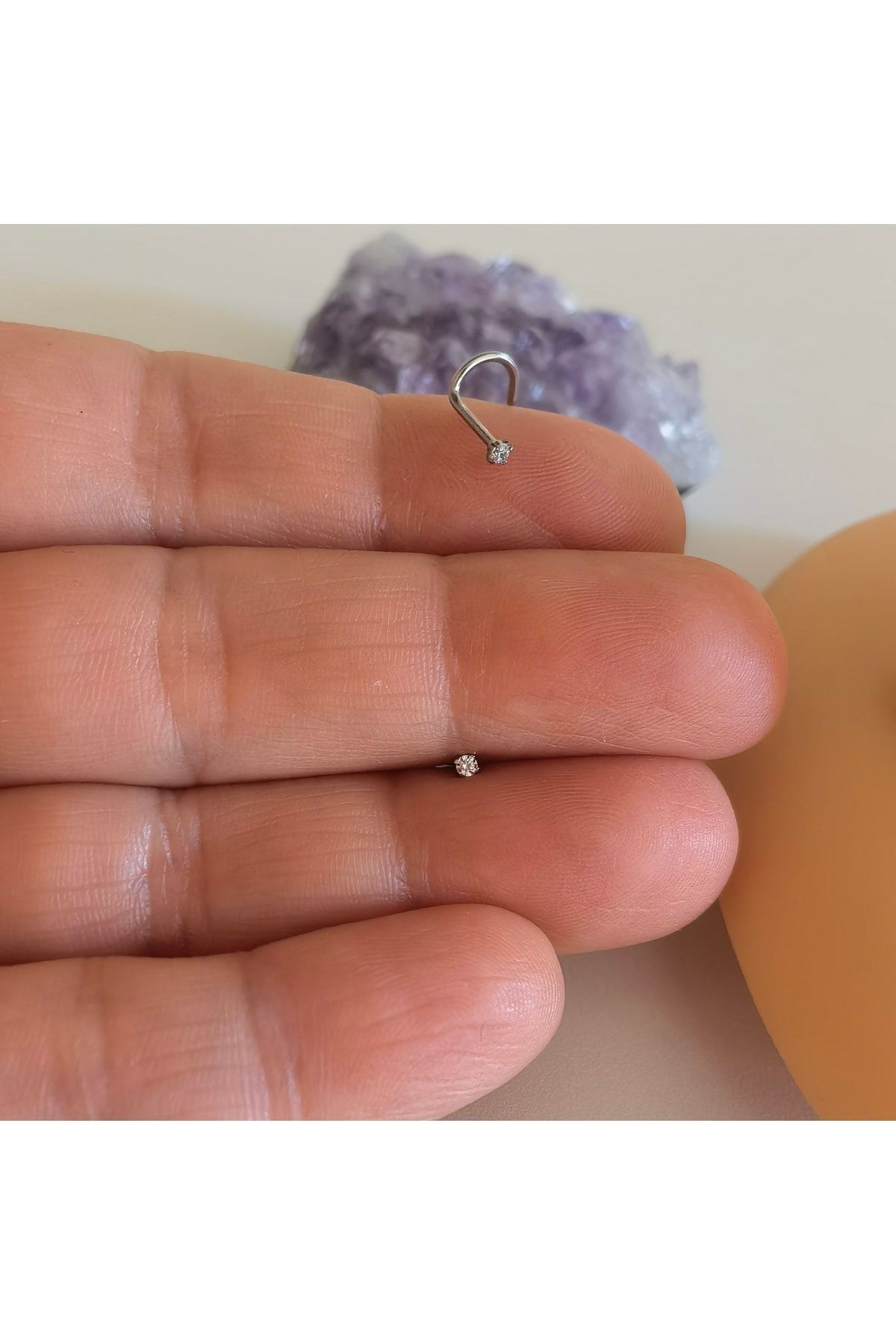 Smallest mm nose ring on sale