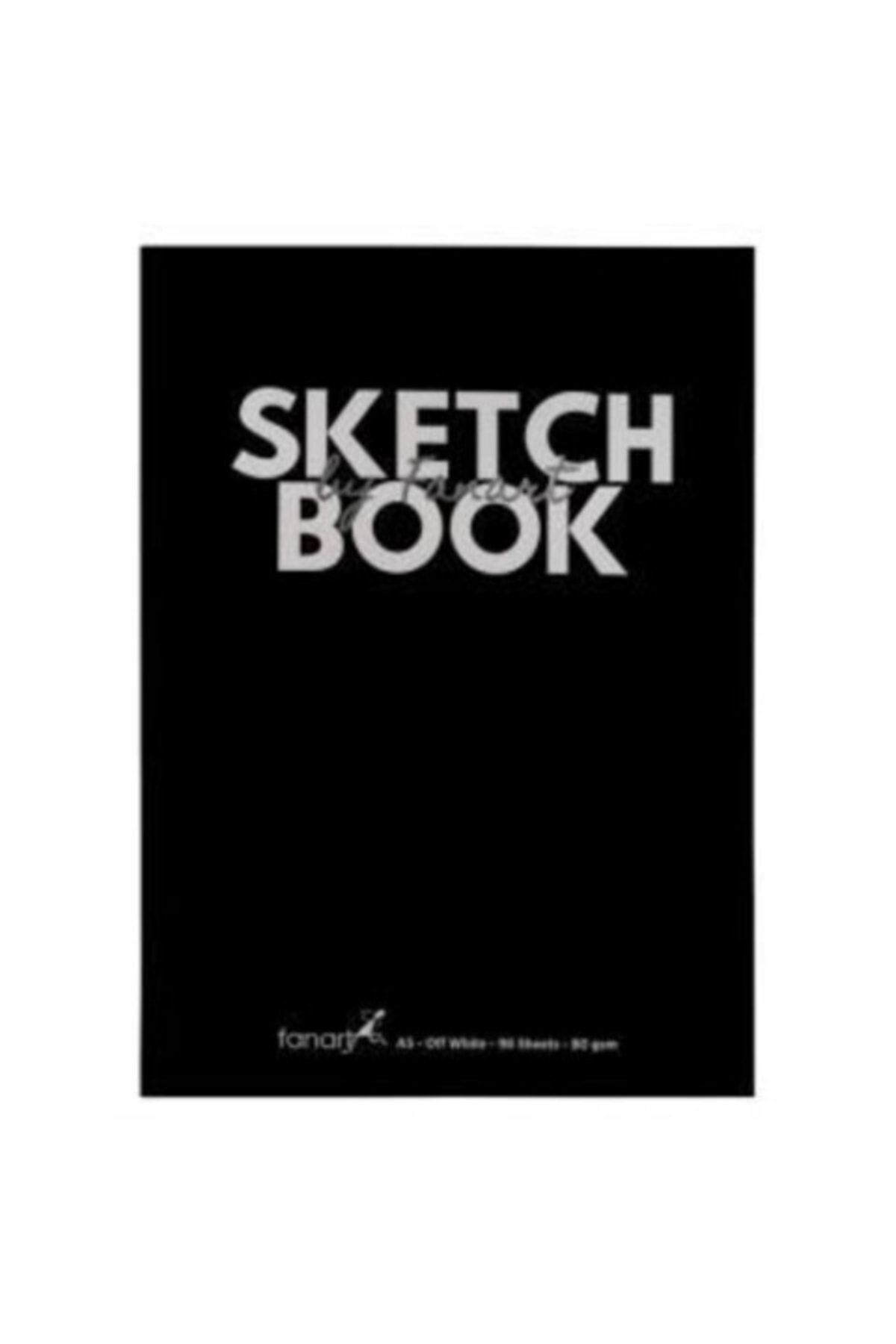 Fanart Academy Sketch Book Hard Cover Sketchbook 80gr A4 96 Sheets