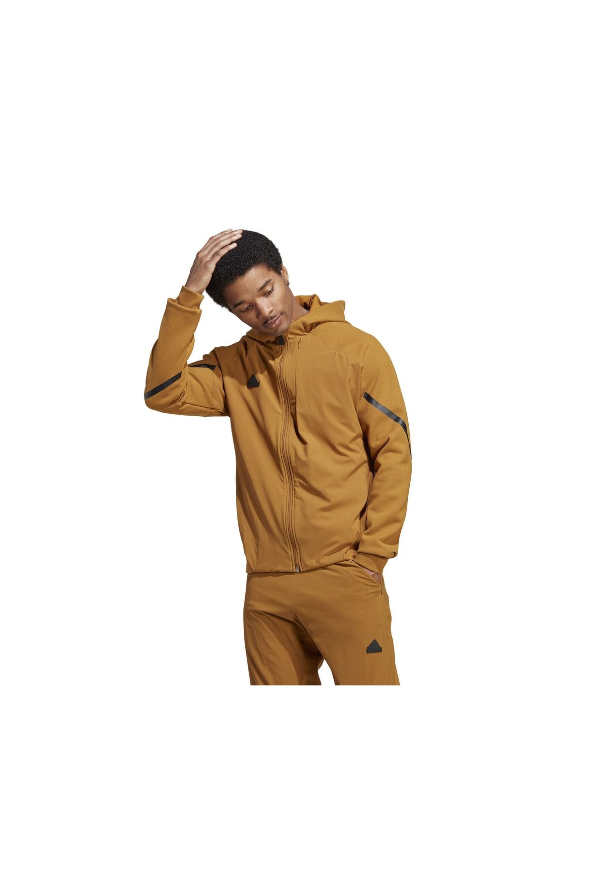 Green and brown best sale adidas jacket