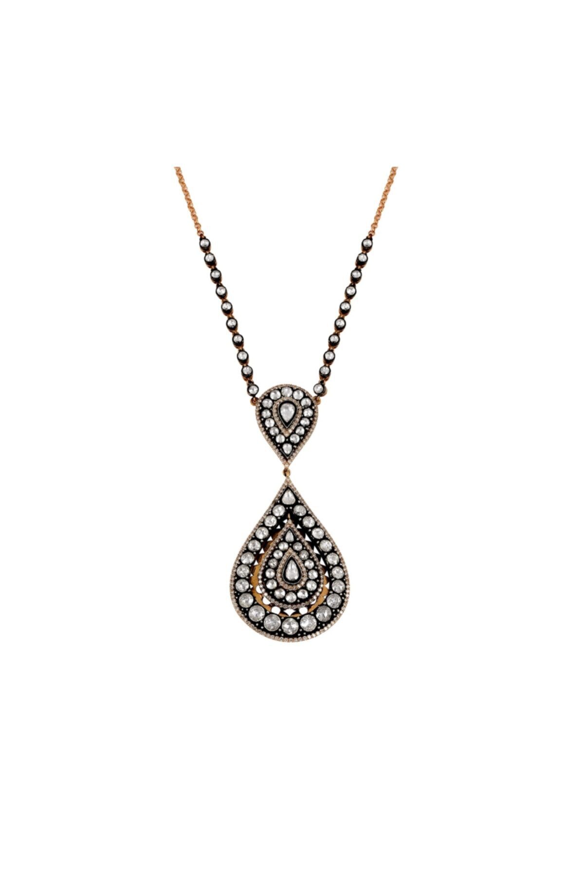 Clavis Jewelry Elmas ve Pırlanta Taşlı Kolye (ekl0741)