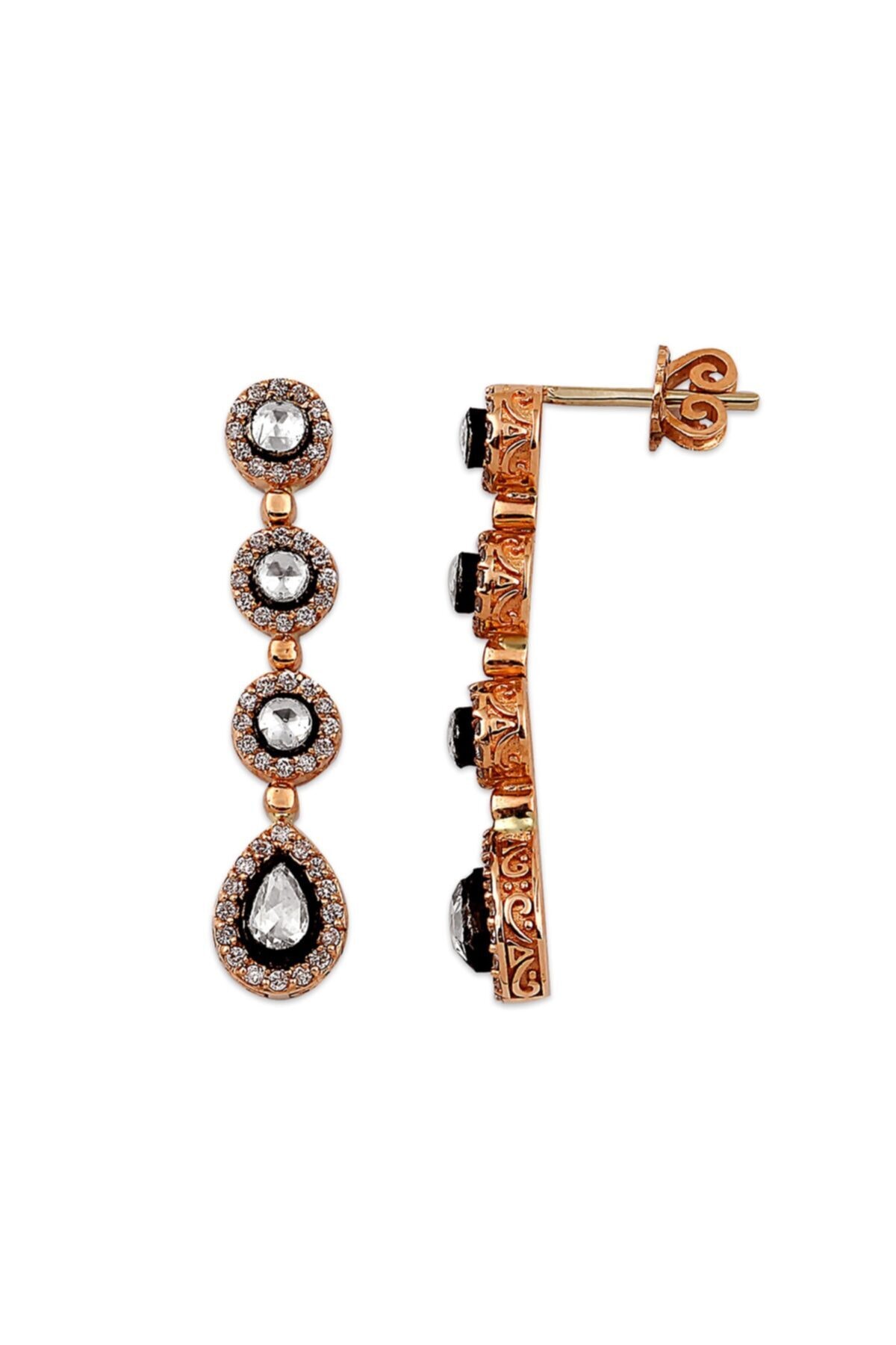 Clavis Jewelry Elmas ve Pırlanta Taşlı Küpe (ykp0210)
