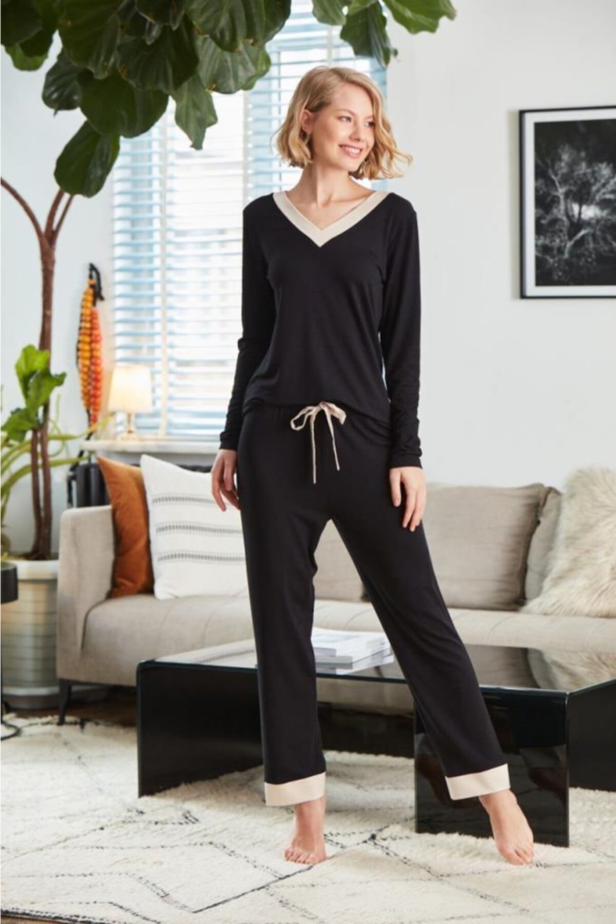 Catherine's Catherine’s Desenli Kadın Pijama Takımı 2020