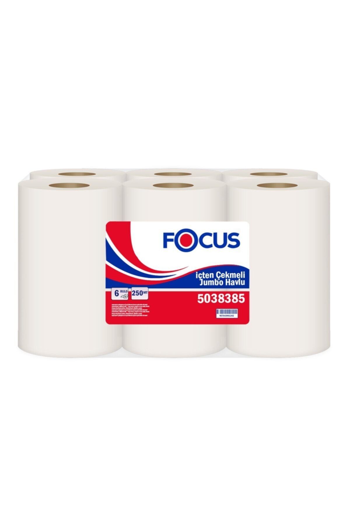 Focus Ultra Jumbo Çift Katlı Kğıt Havlu  20,7 Cm 6 Rl* 250 Mt