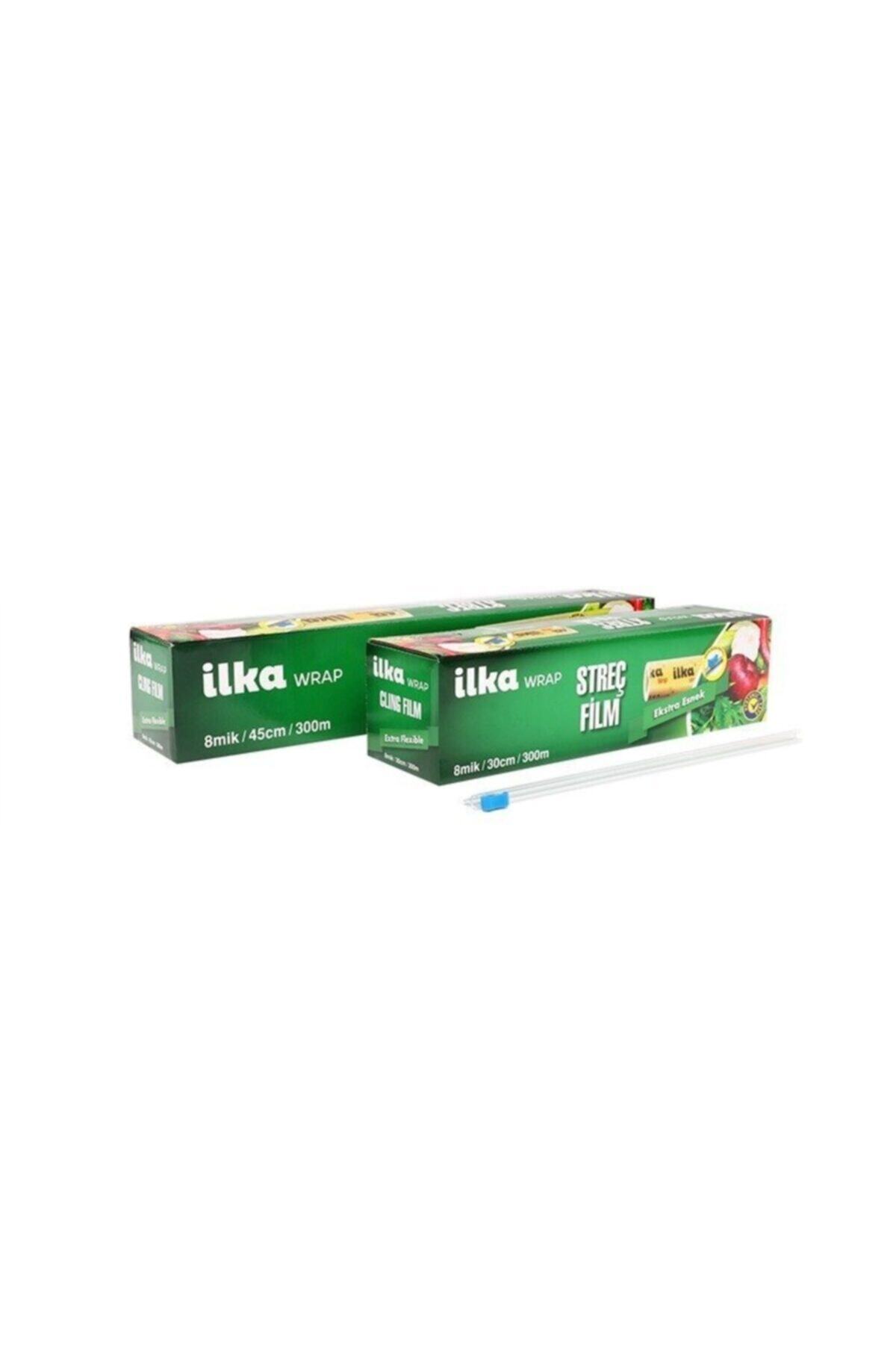 İlka Wrap Kutulu Streç Film 45x300m 8 Mikron (12'li Koli)