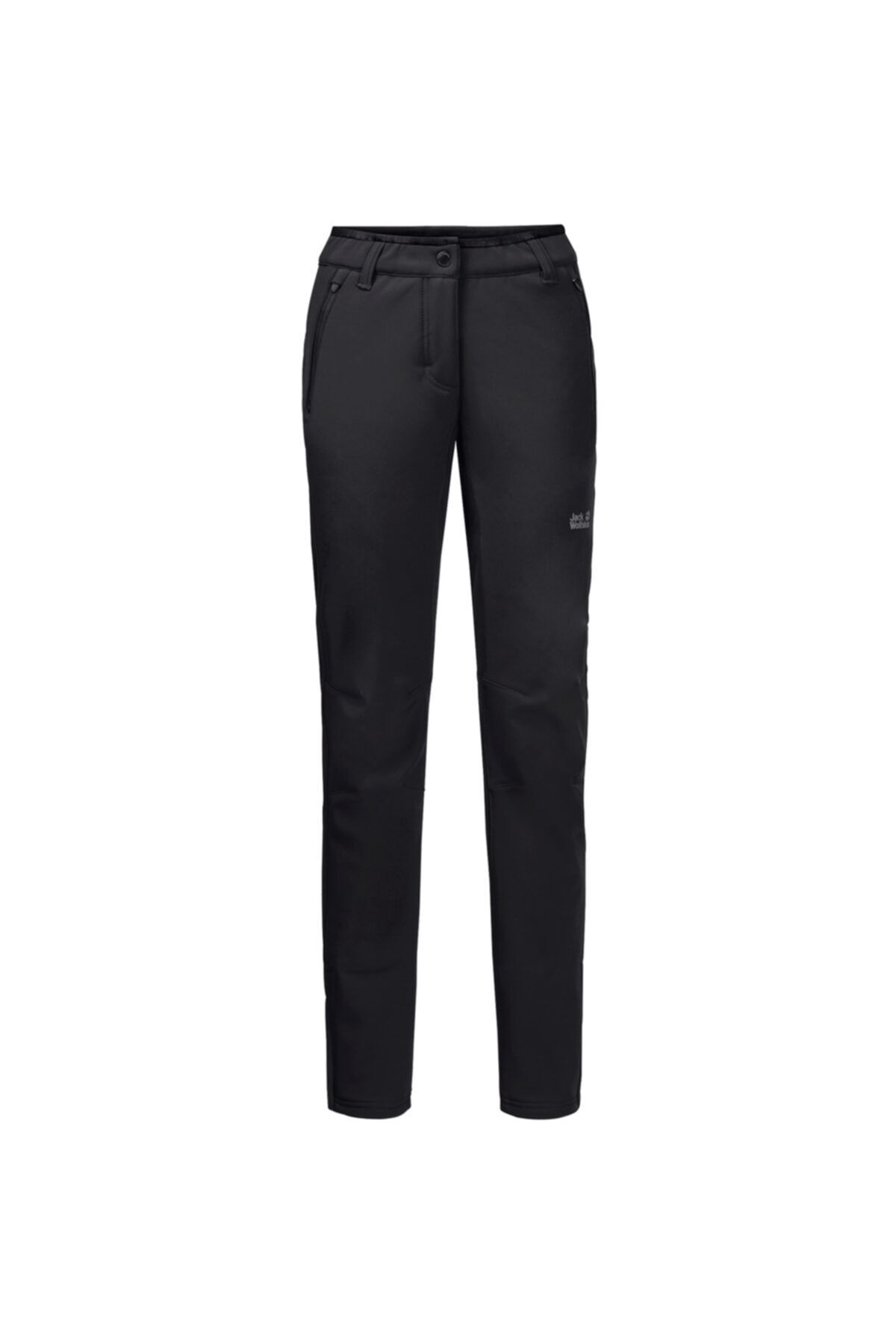 Jack Wolfskin Kadın Siyah Zenon Softshell Kışlık Pantolon 1505111