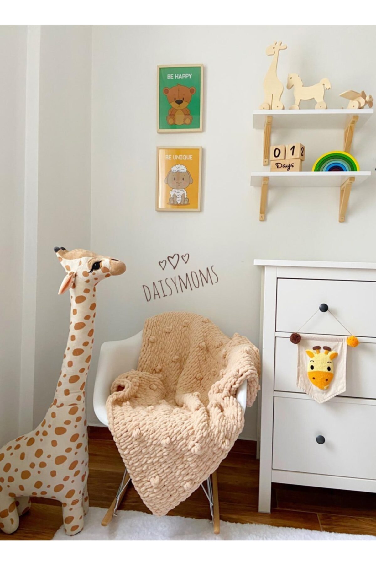 DaisyMoms Alize Puffy Bebek Battaniyesi - Bal Köpüğü