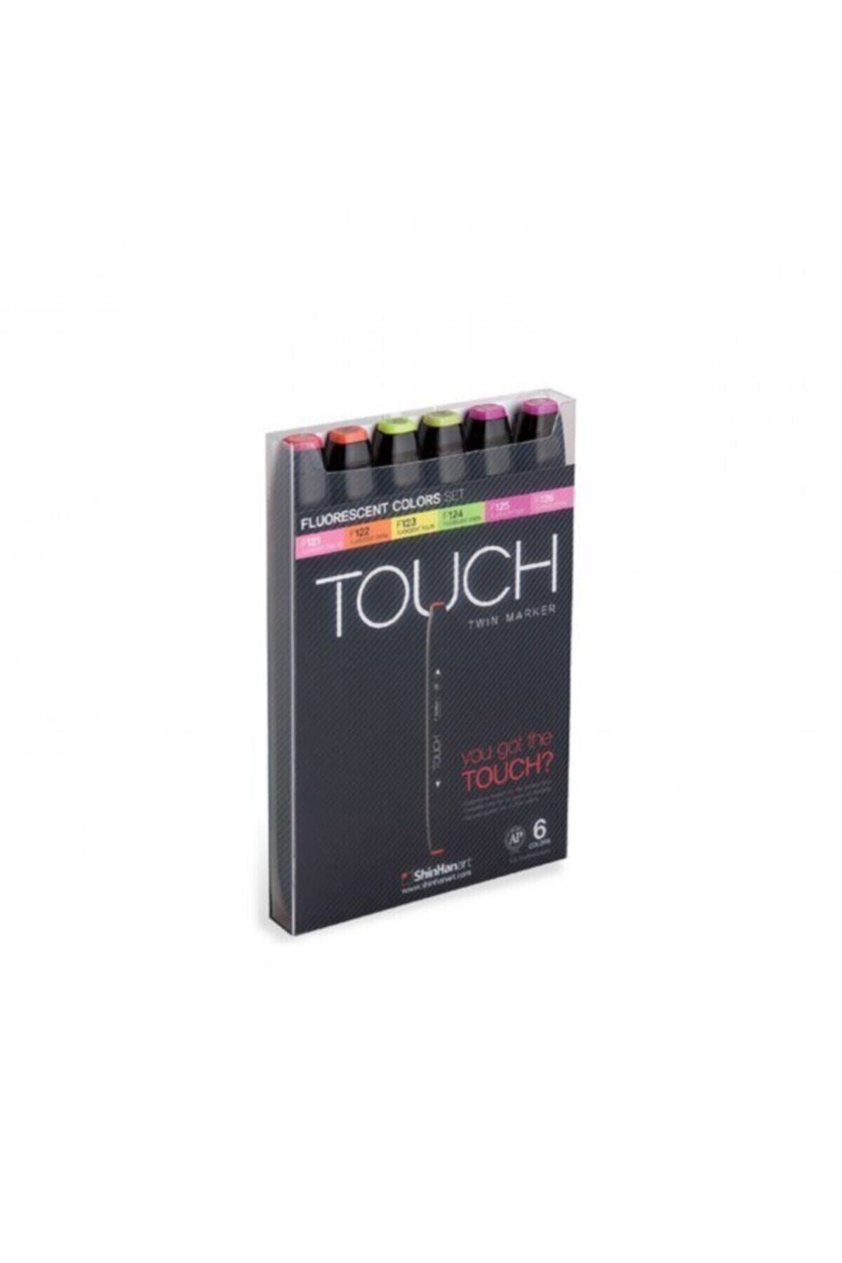 Touch Twin Marker 6'lı Set Florasan Renkler