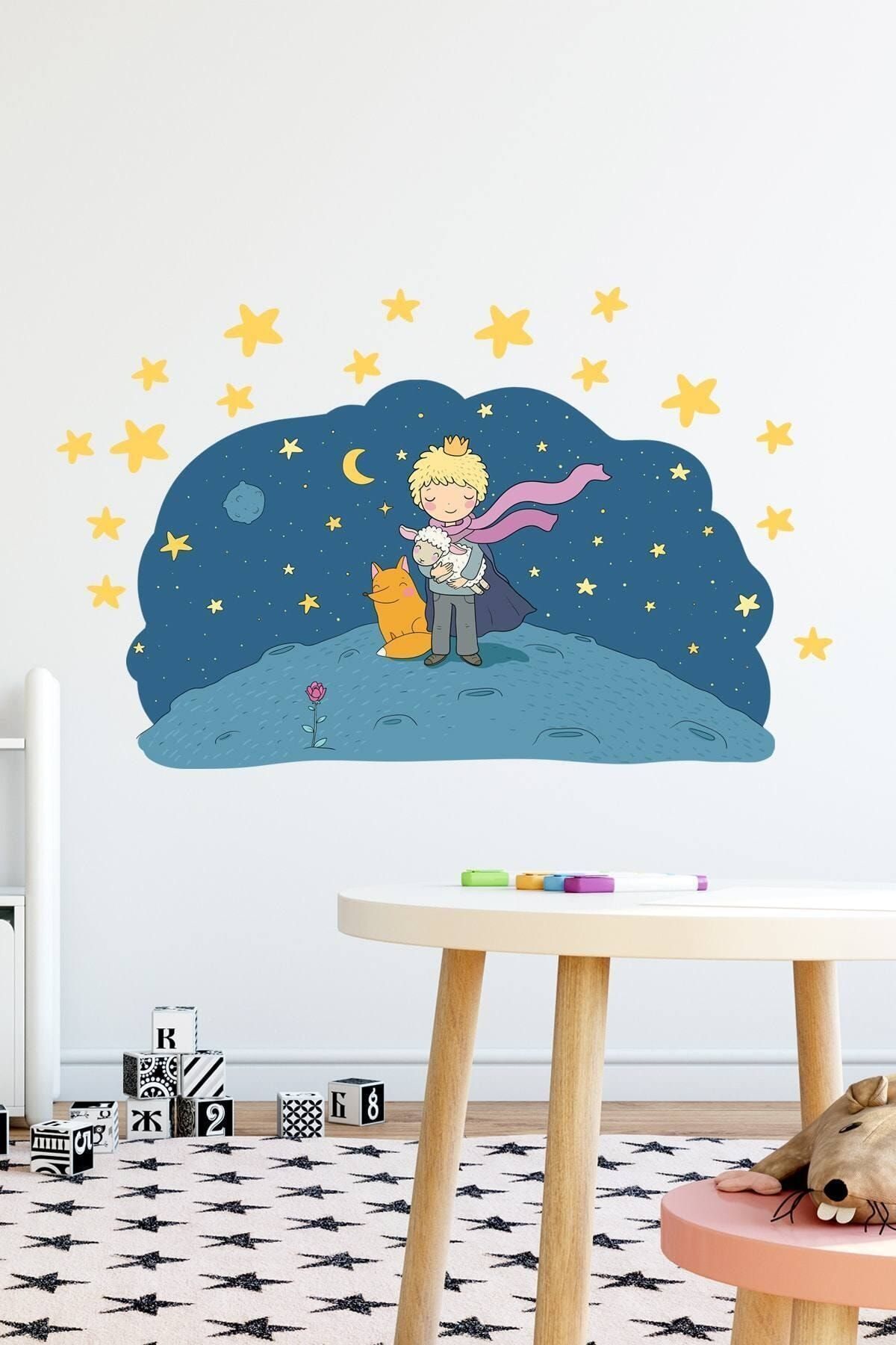 KT Decor Küçük Prens Duvar Sticker Seti
