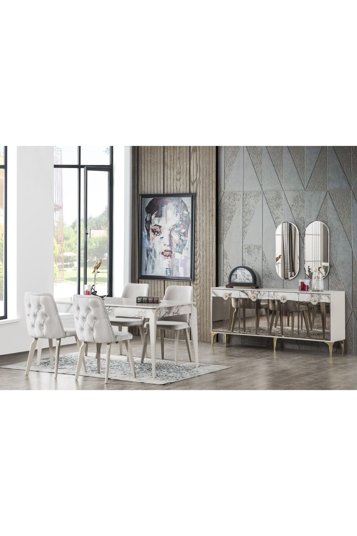 Weltew Home Çamlıca Yemek Odası Takımı
