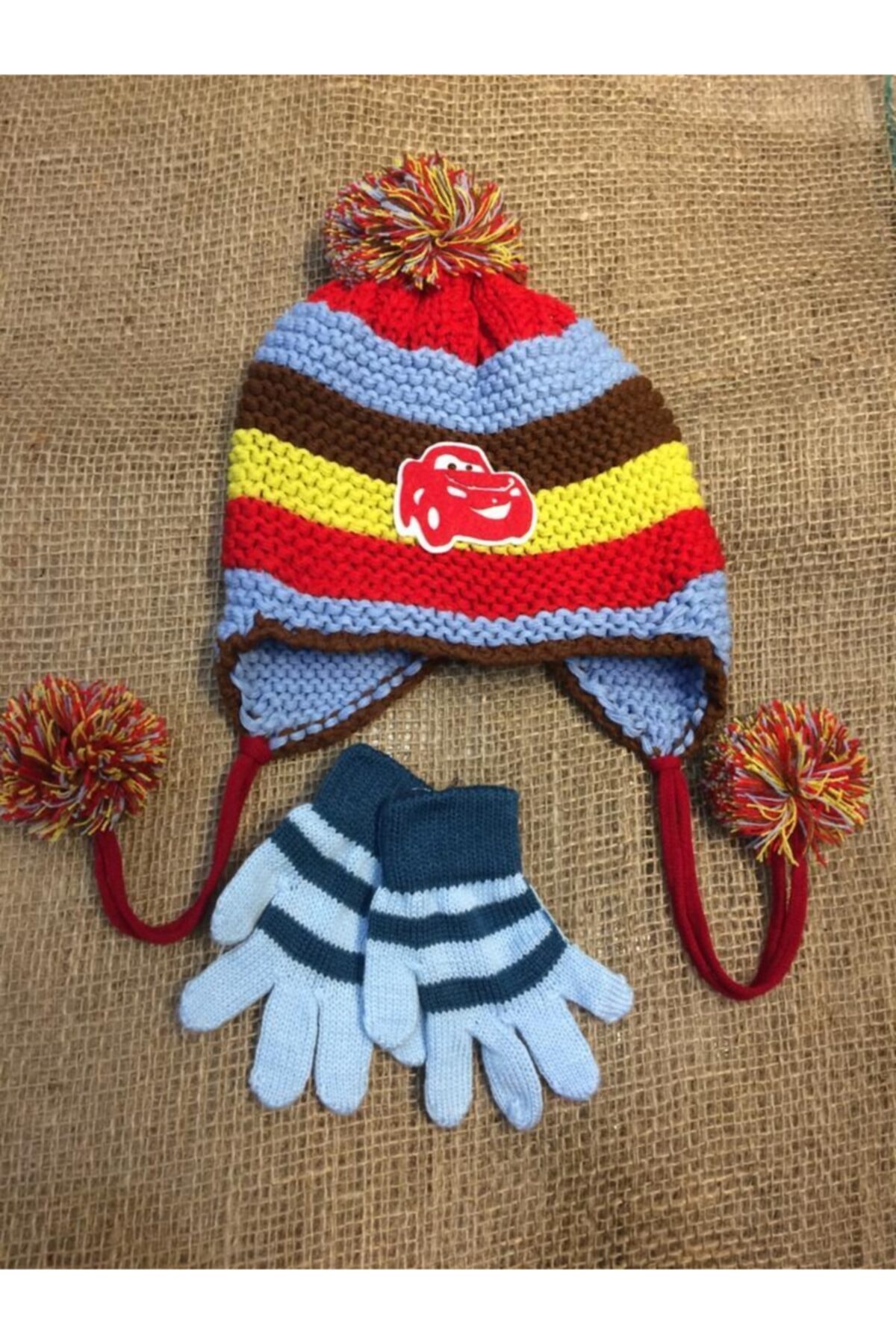 MOSSGH Ponpon Detaylı Çocuk Bere Ve Eldiven