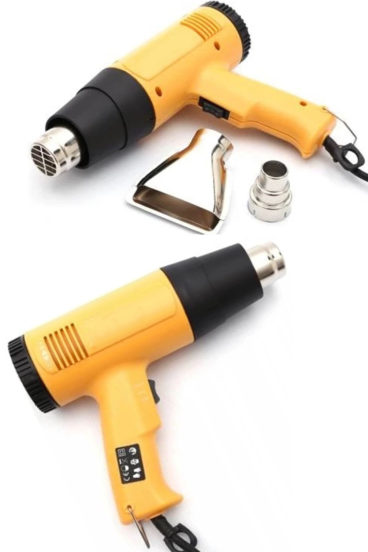 Mobee Italy Style-221 Sıcak Hava Tabancası 2000 Watt 2 Kademeli Yüksek Isı Kolay Iş 1410
