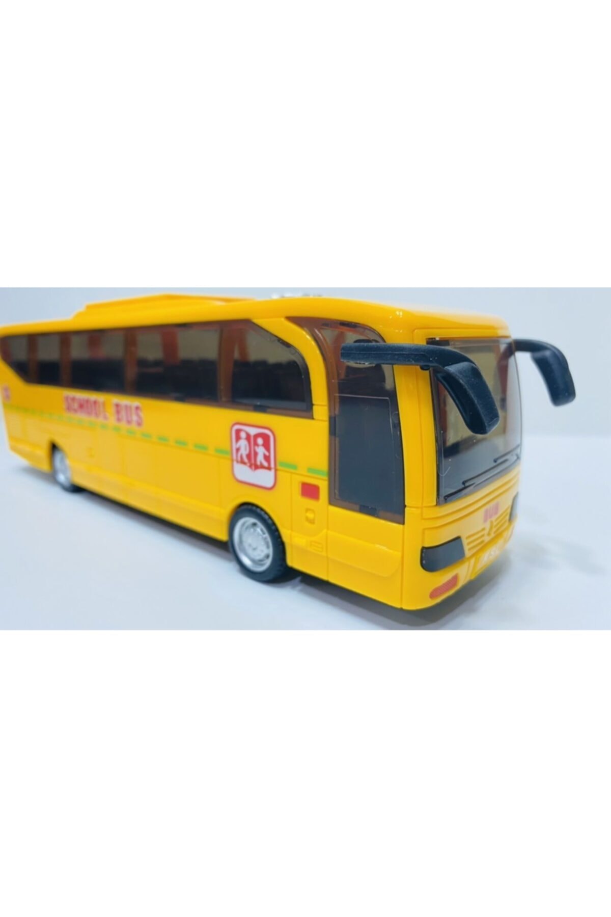 toysandmore Otobüs Oyuncak Okul Otobüsü Işıklı Sesli 23 Cm Sarı