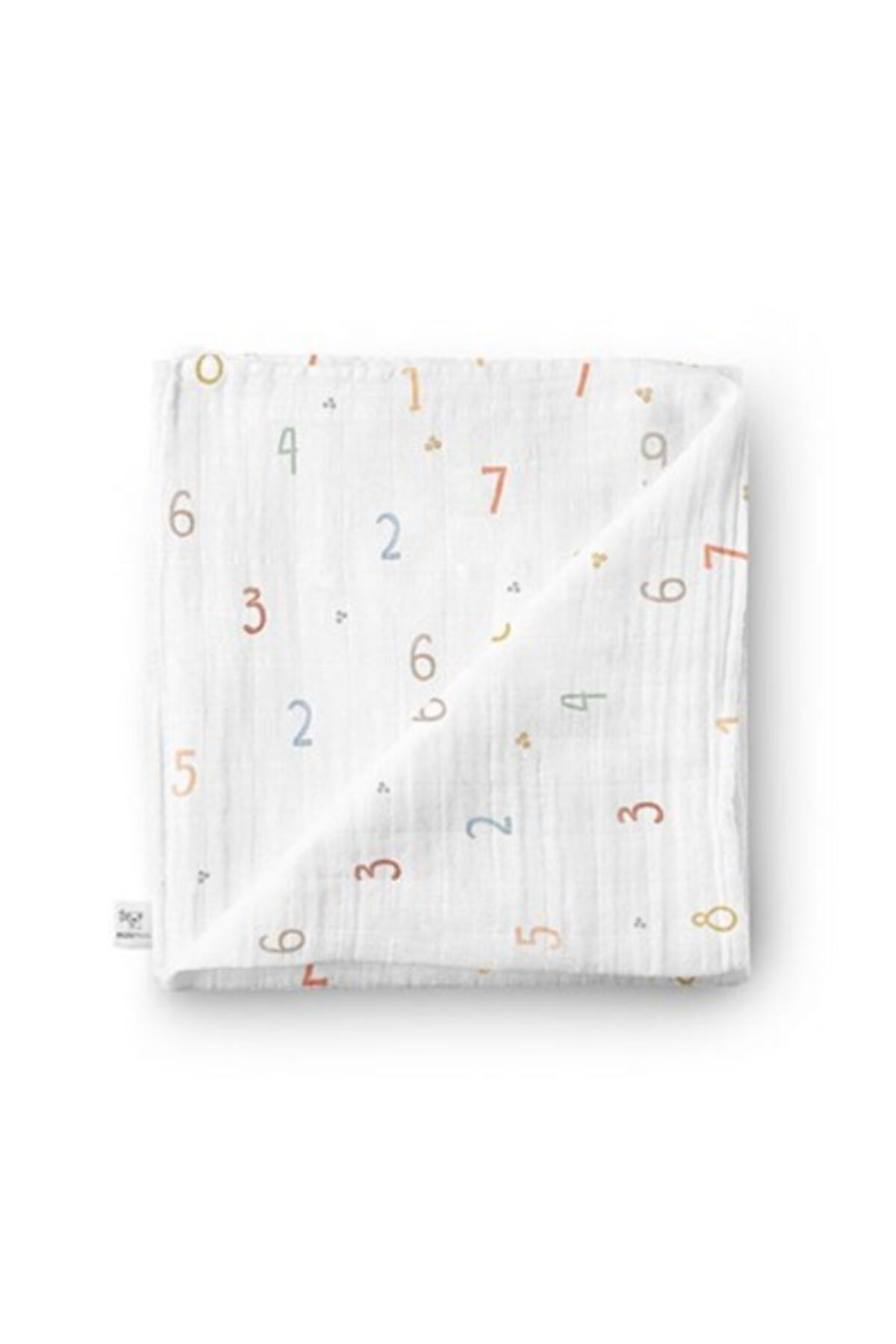 Minimuu %100 Organik Müslin Örtü – Sayılar 120 X 120 Cm