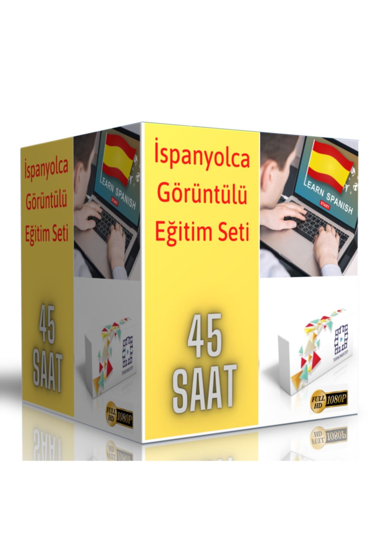 Enine Boyuna Eğitim Ispanyolca Görüntülü Eğitim Seti
