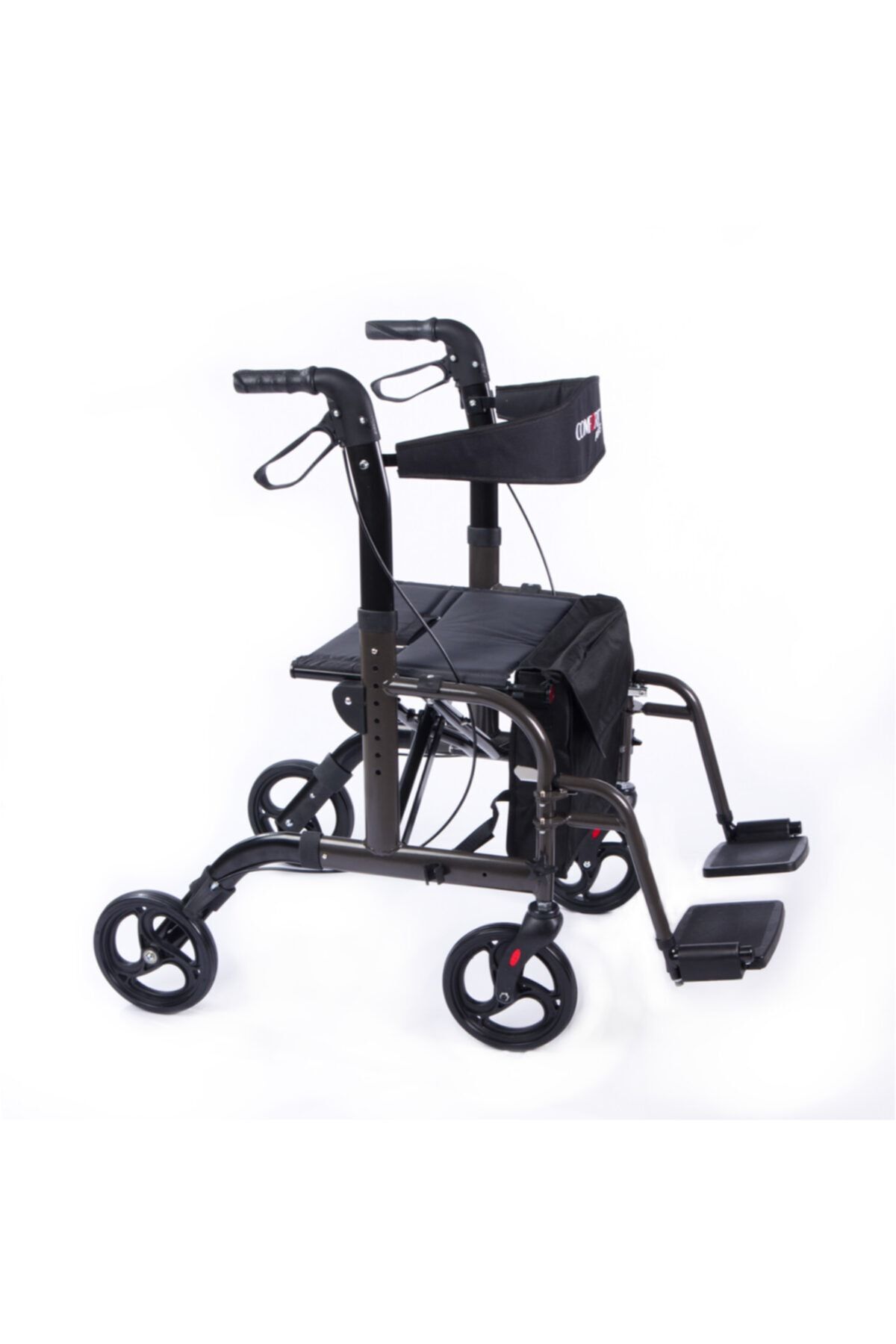 Comfort Plus Dm-9124 Lüx Ayak Pedallı Alüminyum Rolatör (hem Rolatör Hem Tekerlekli Sandalye)