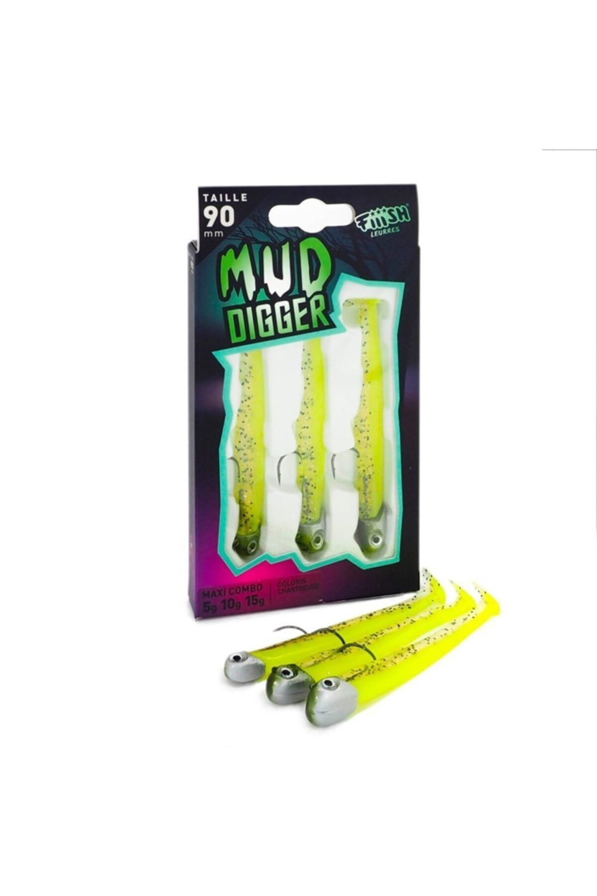 FIIISH Mud Digger Md1136 Maxi Combo - Chartreuse