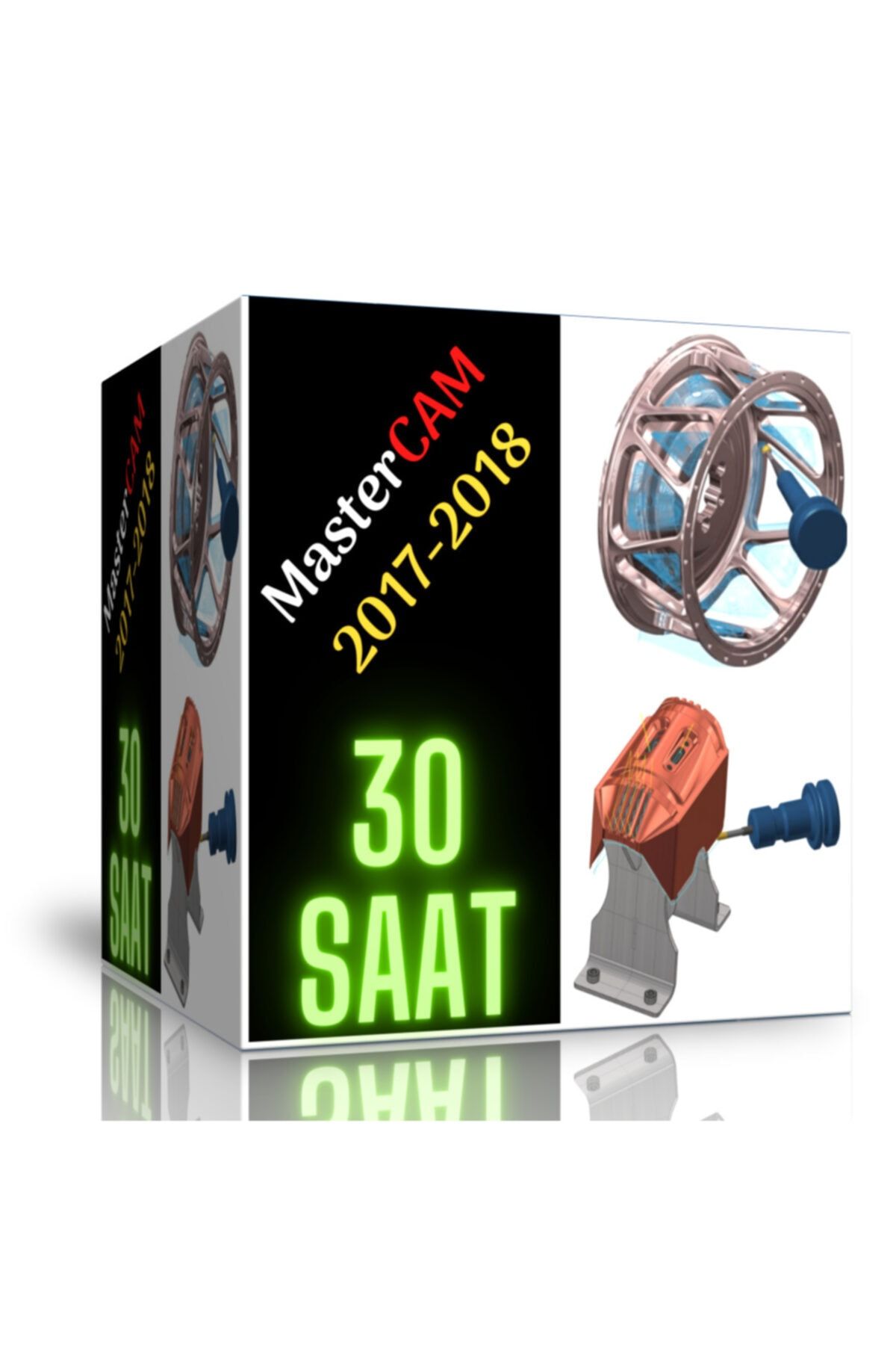 Enine Boyuna Eğitim Mastercam 2017-2018 Görüntülü Eğitim Seti (usb Eğitim Seti)